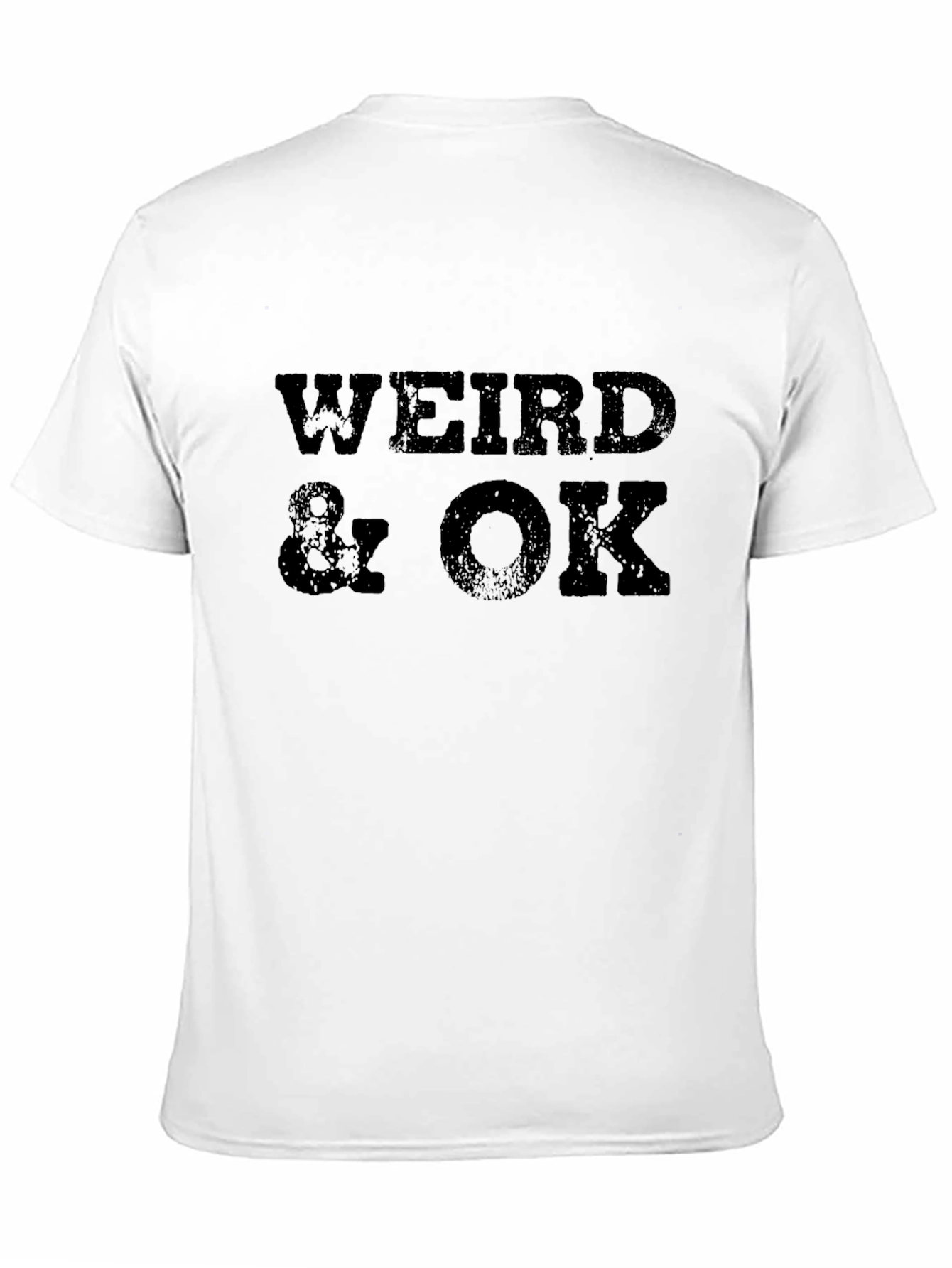 Weird & OK Graphic Tee - Mens Black T-Shirt