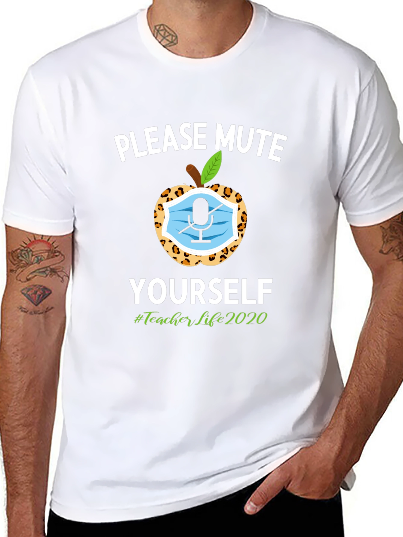 Please Mute Yourself T-Shirt Teacher Life 2020