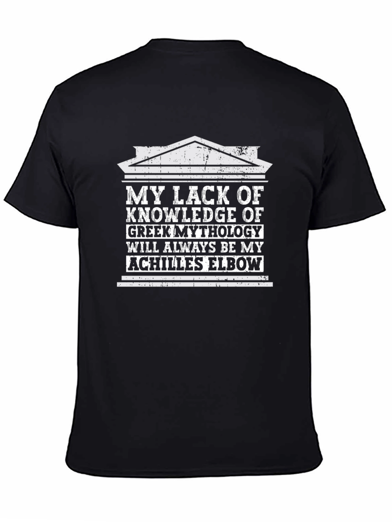 Achilles Elbow T-Shirt - Greek Mythology Pun Tee