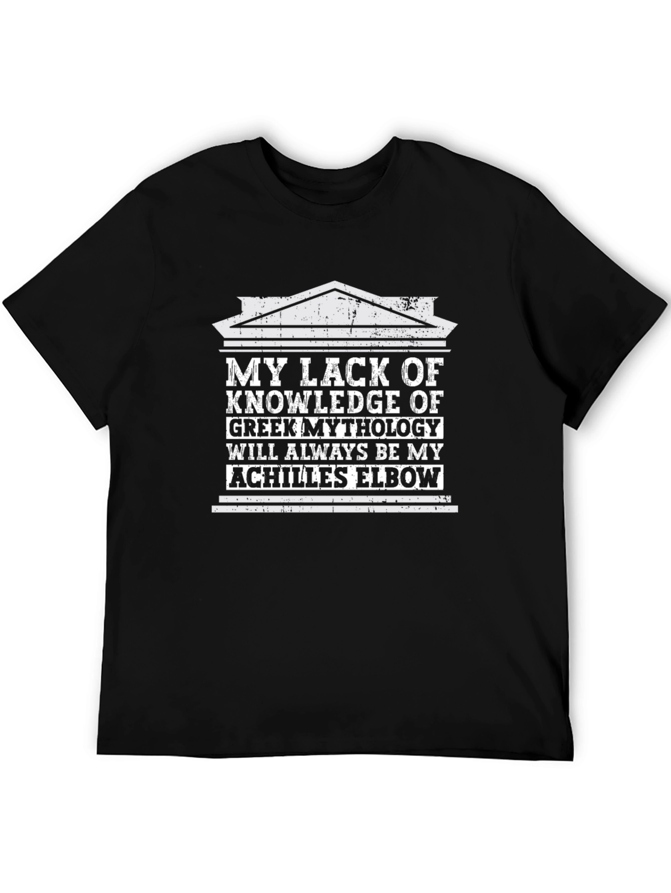 Achilles Elbow T-Shirt - Greek Mythology Pun Tee
