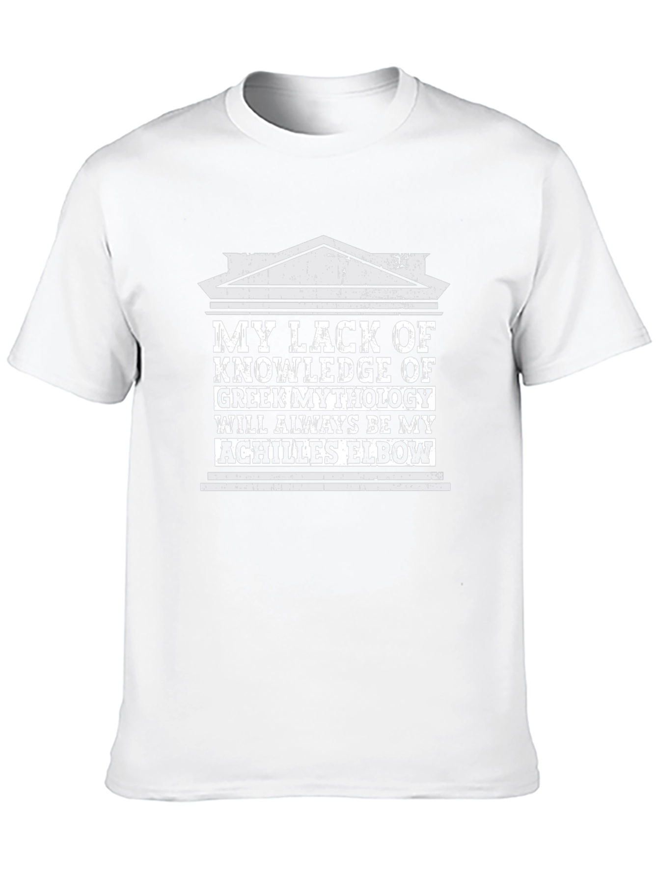 Achilles Elbow T-Shirt - Greek Mythology Pun Tee