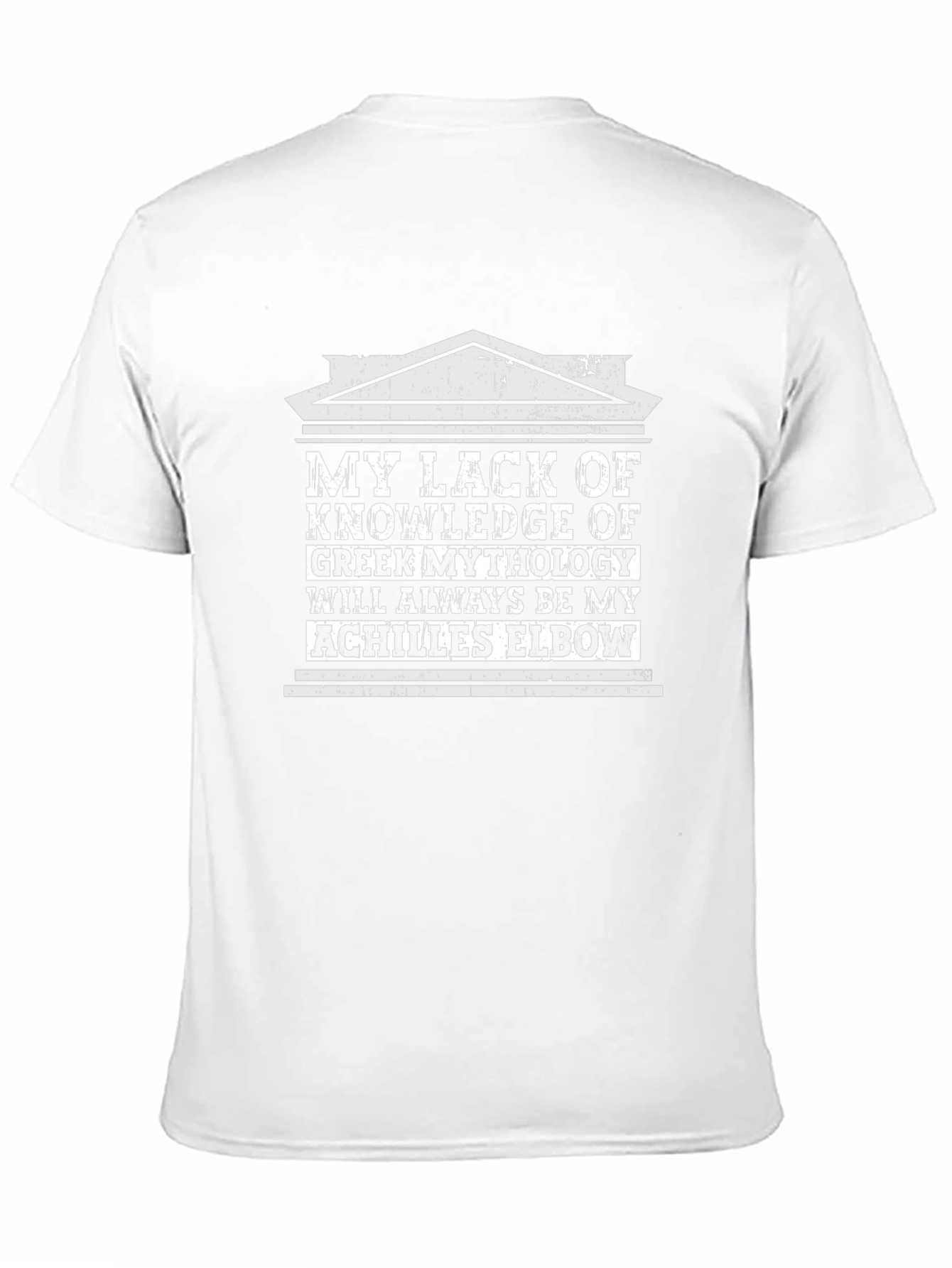 Achilles Elbow T-Shirt - Greek Mythology Pun Tee