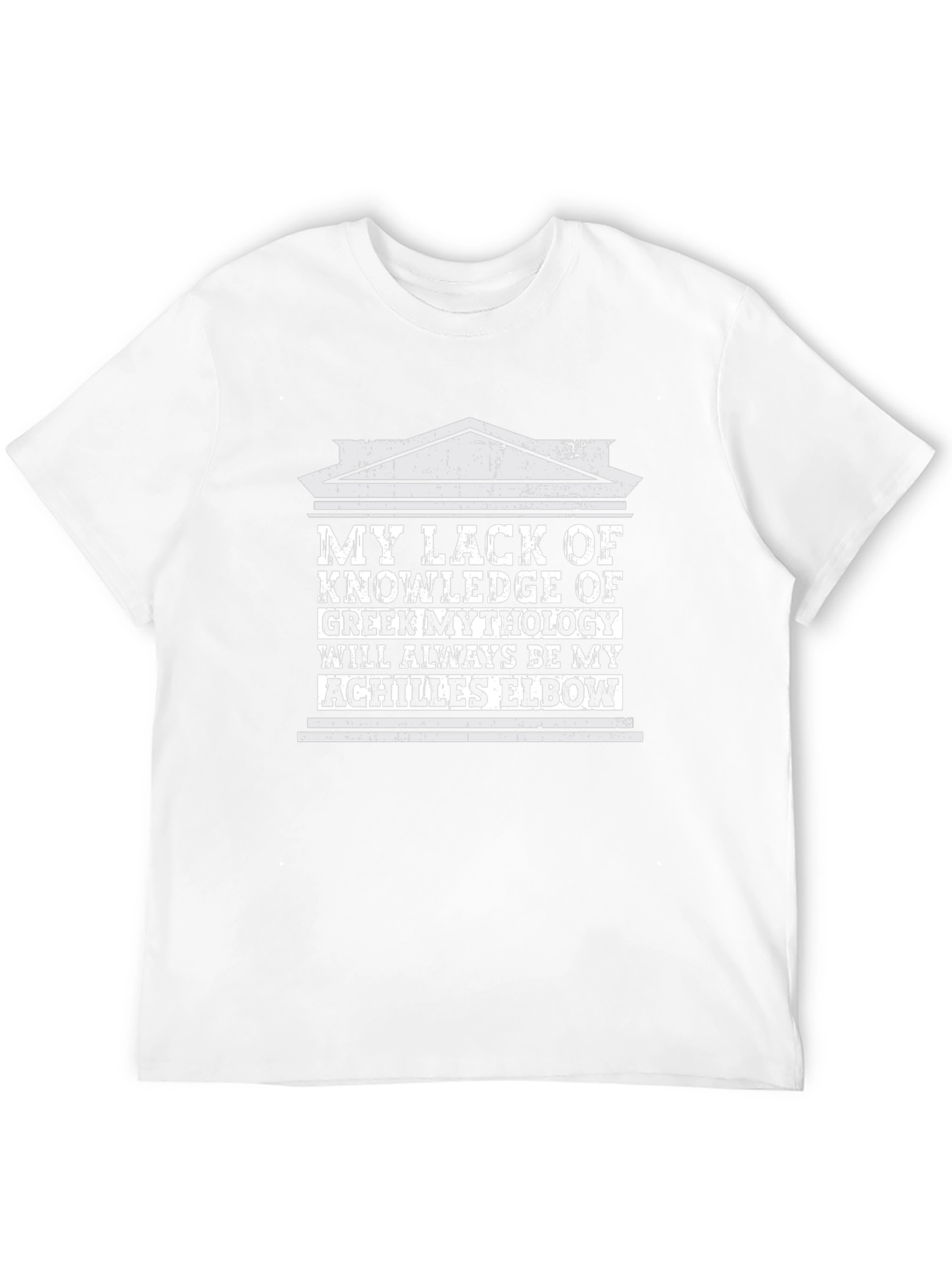 Achilles Elbow T-Shirt - Greek Mythology Pun Tee