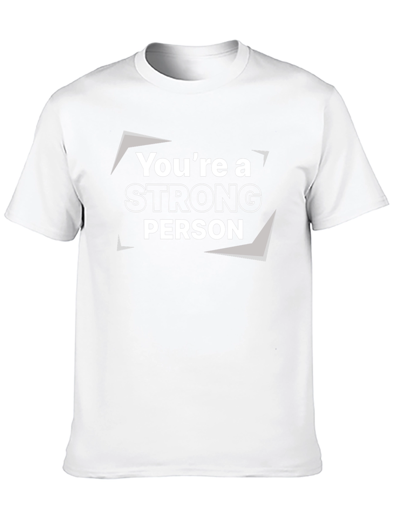 Youre a Strong Person Black T-Shirt