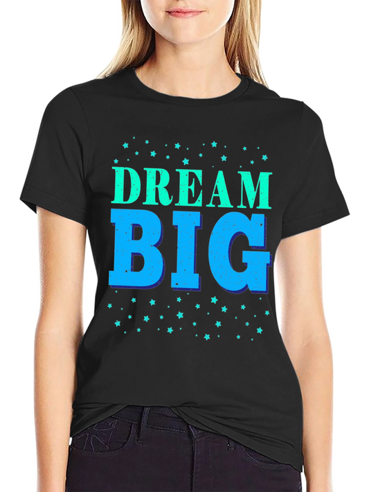 Dream Big Black Graphic Tee