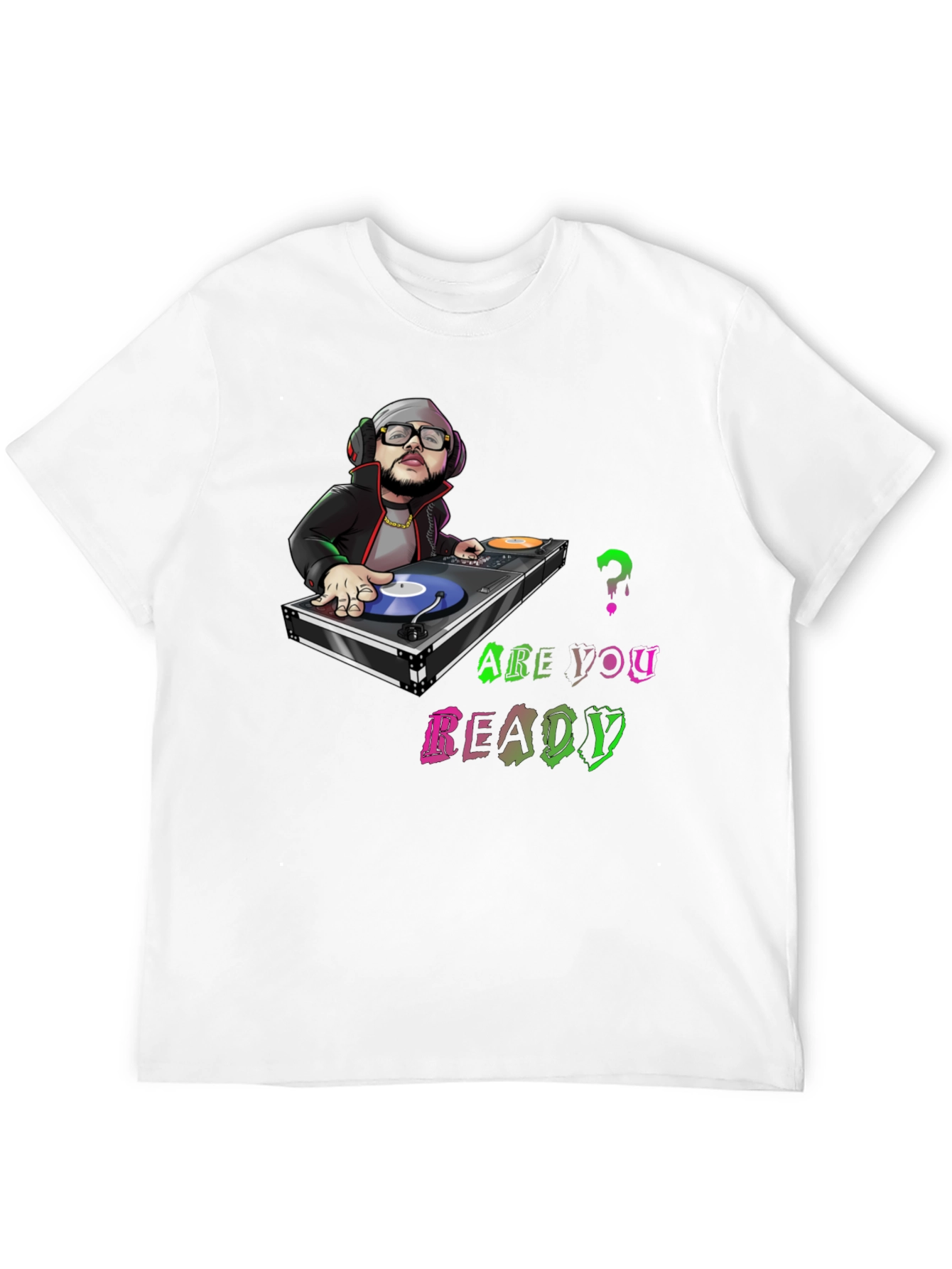 DJ Graphic Tee - Are You Ready?