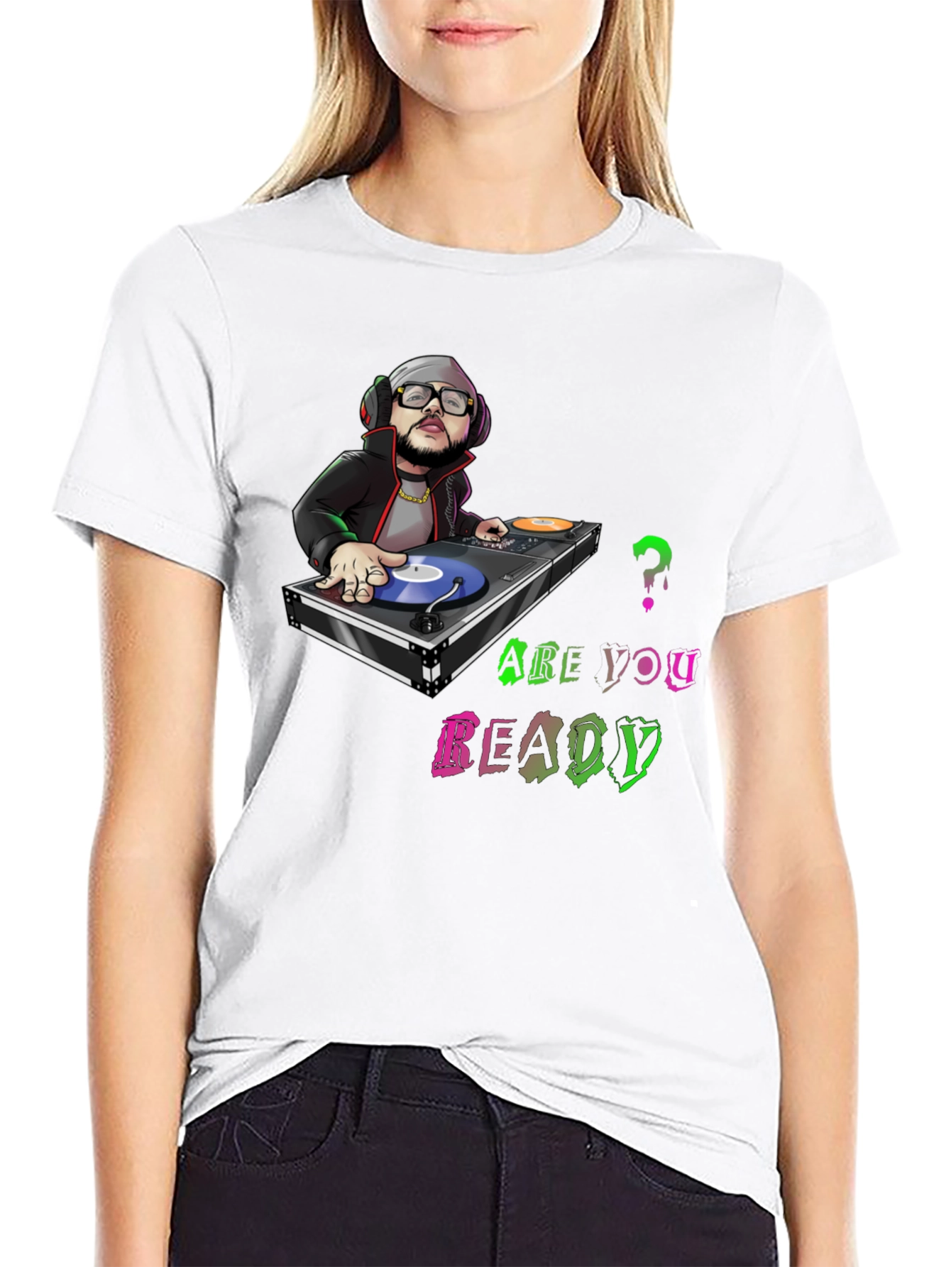 DJ Graphic Tee - Are You Ready?