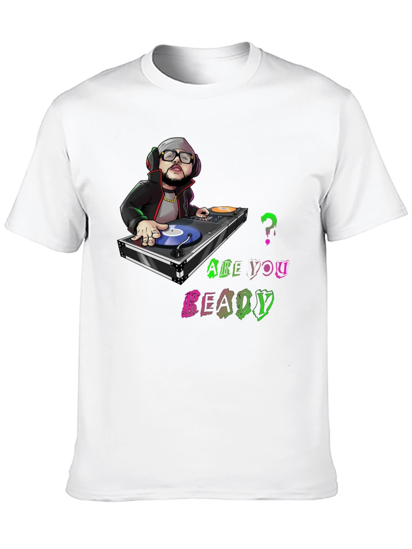 DJ Graphic Tee - Are You Ready?