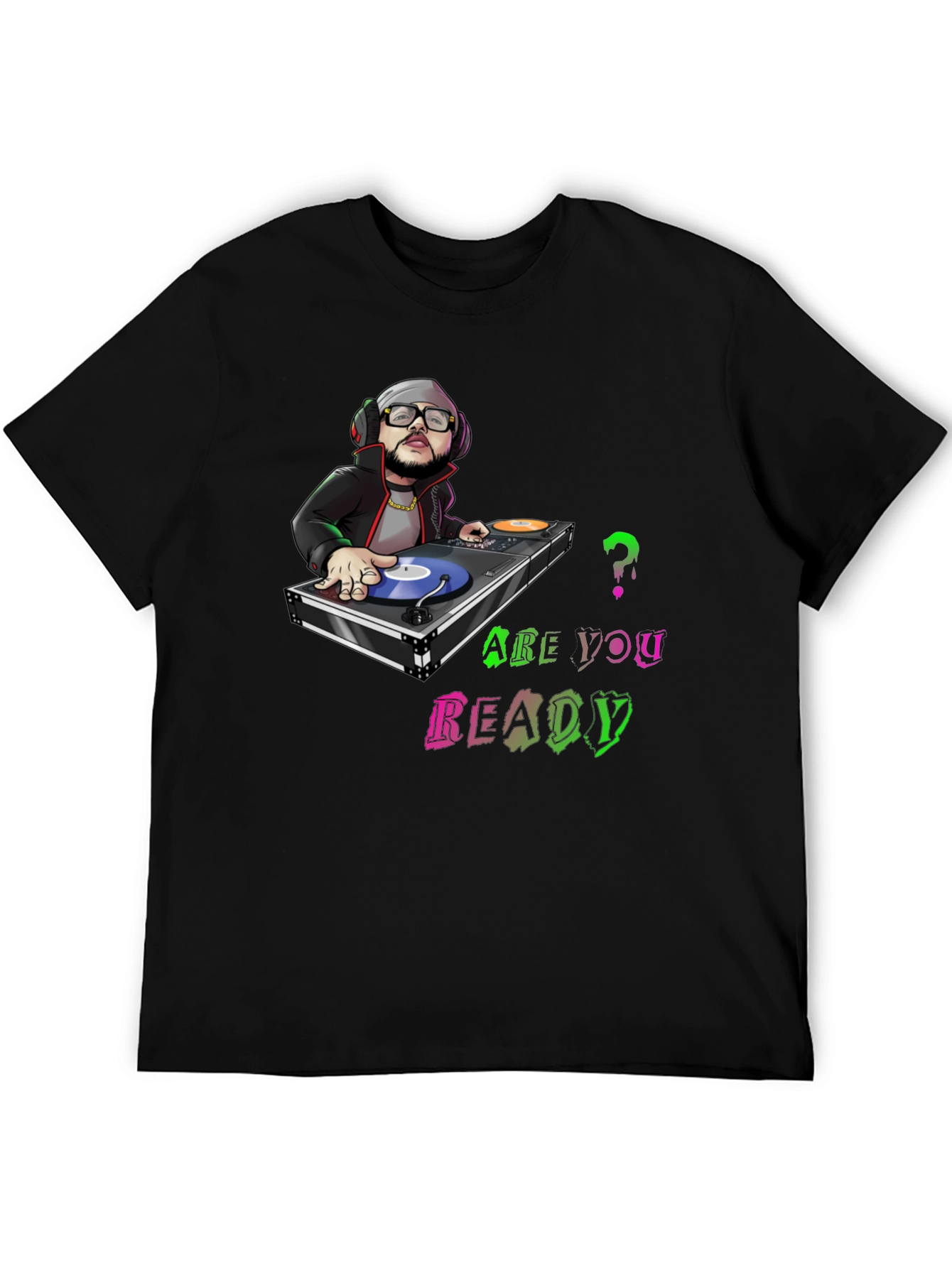 DJ Graphic Tee - Are You Ready?