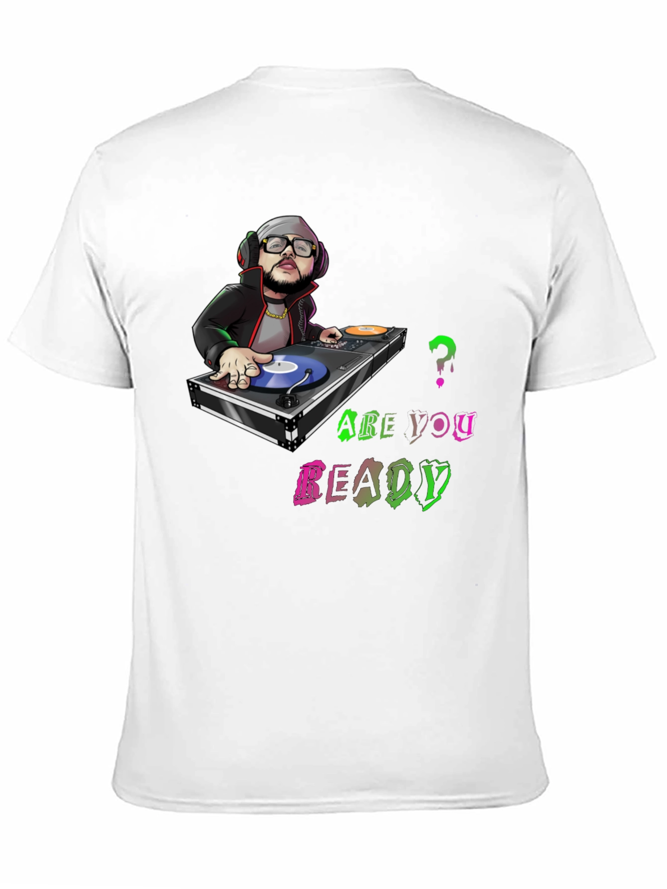 DJ Graphic Tee - Are You Ready?