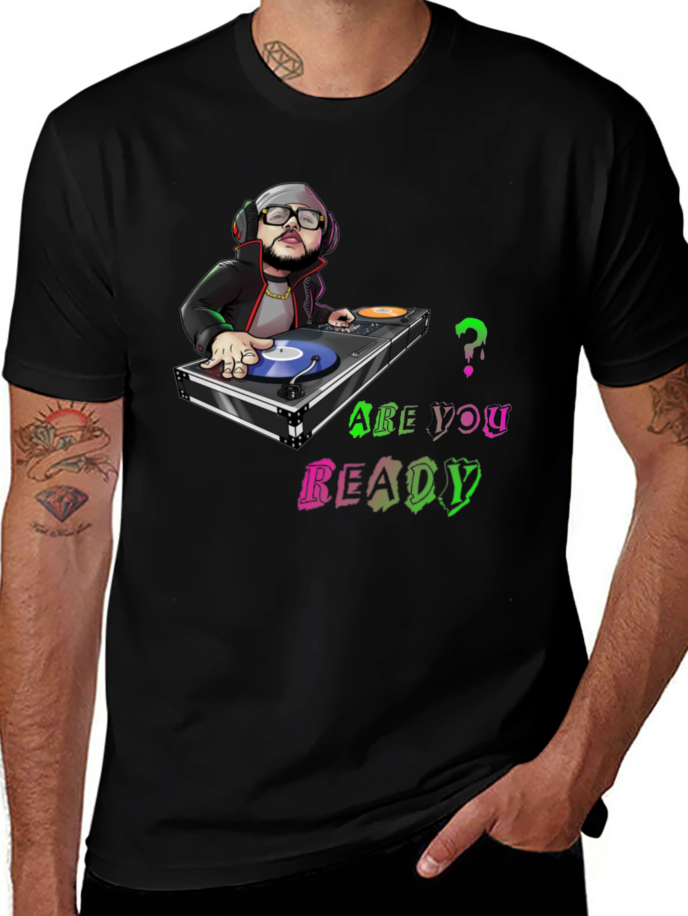 DJ Graphic Tee - Are You Ready?