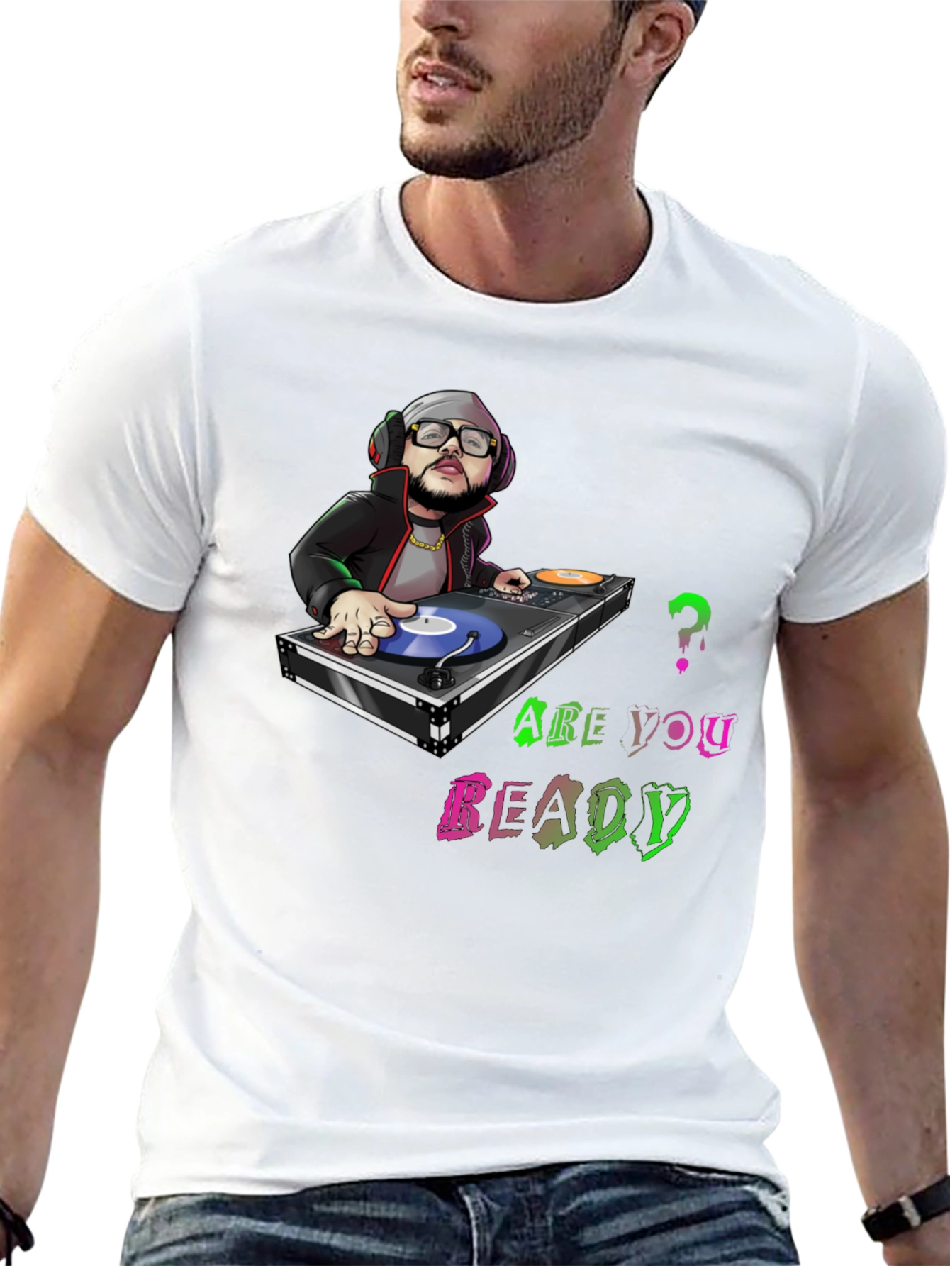 DJ Graphic Tee - Are You Ready?