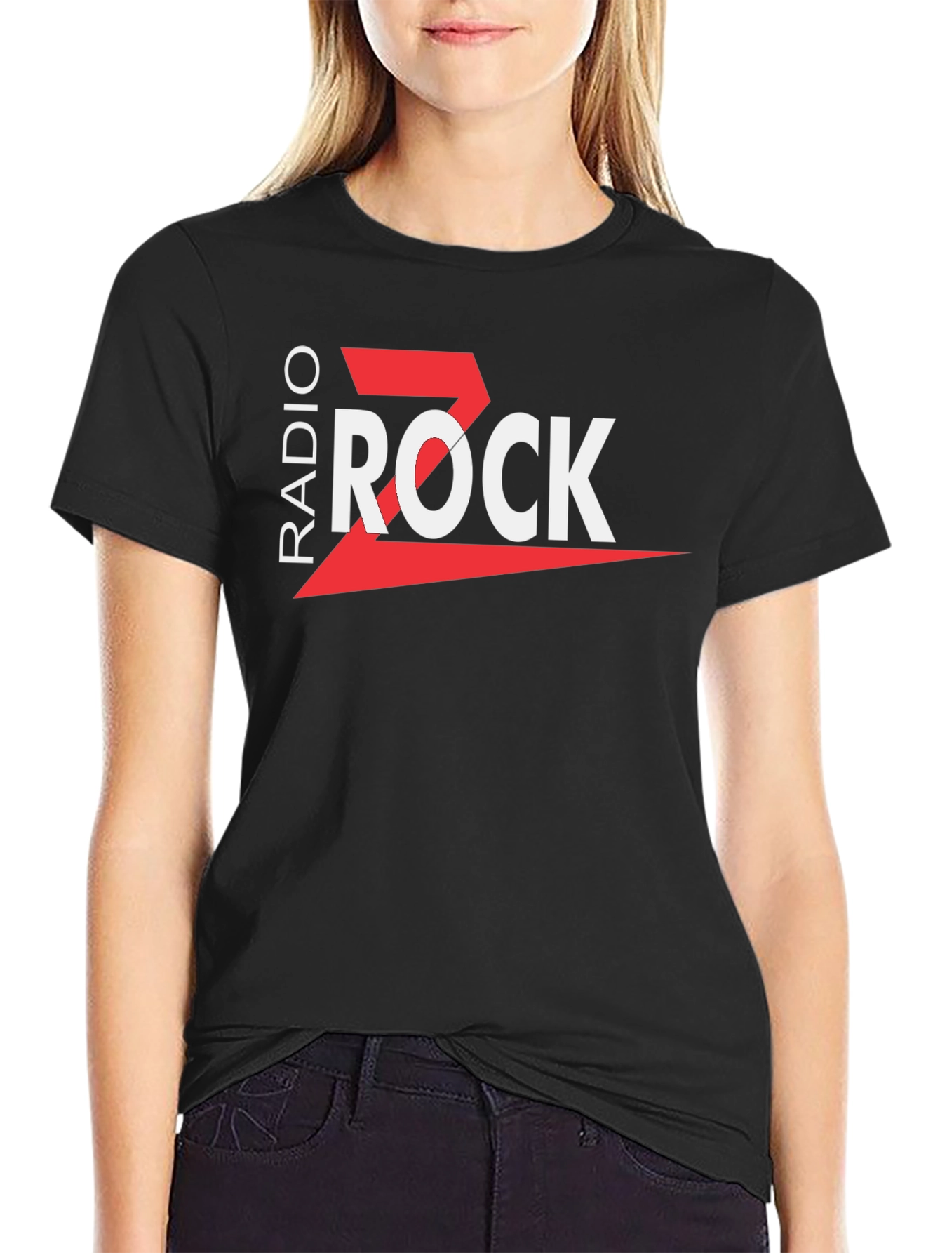 Radio Rock Black T-Shirt - Stylish Music Tee