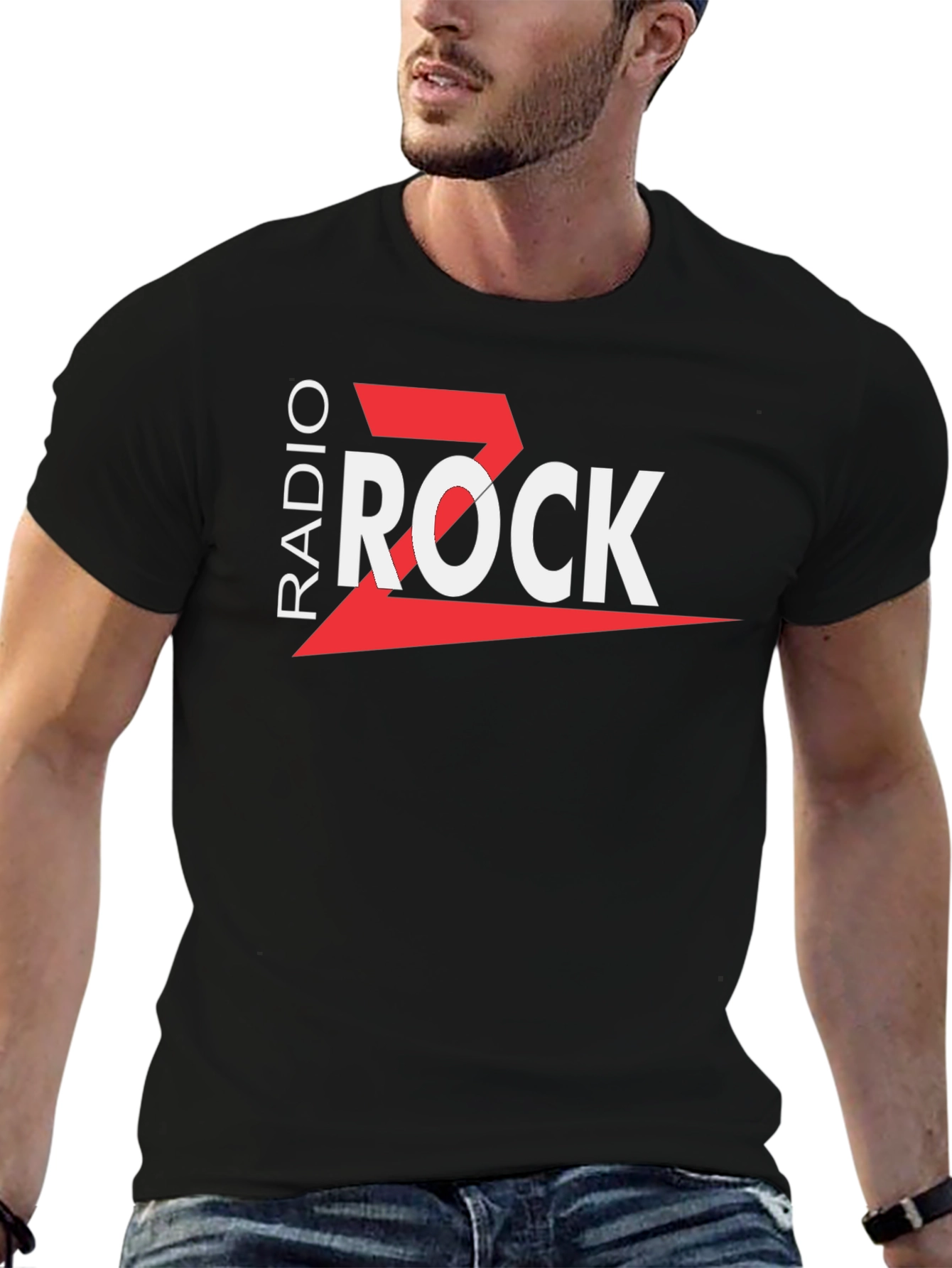 Radio Rock Black T-Shirt - Stylish Music Tee