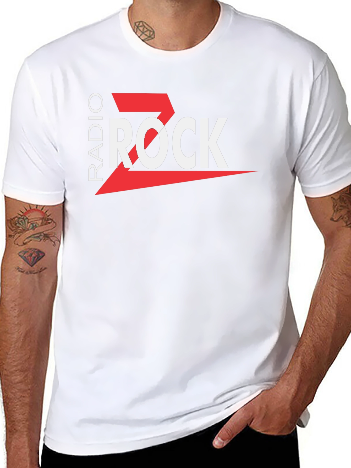 Radio Rock Black T-Shirt - Stylish Music Tee