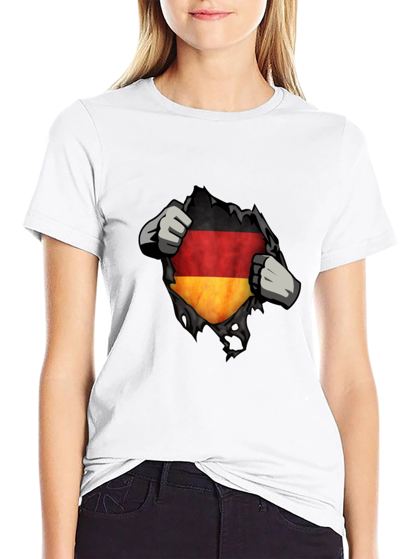 Germany Flag Ripped T-Shirt - Patriot Pride