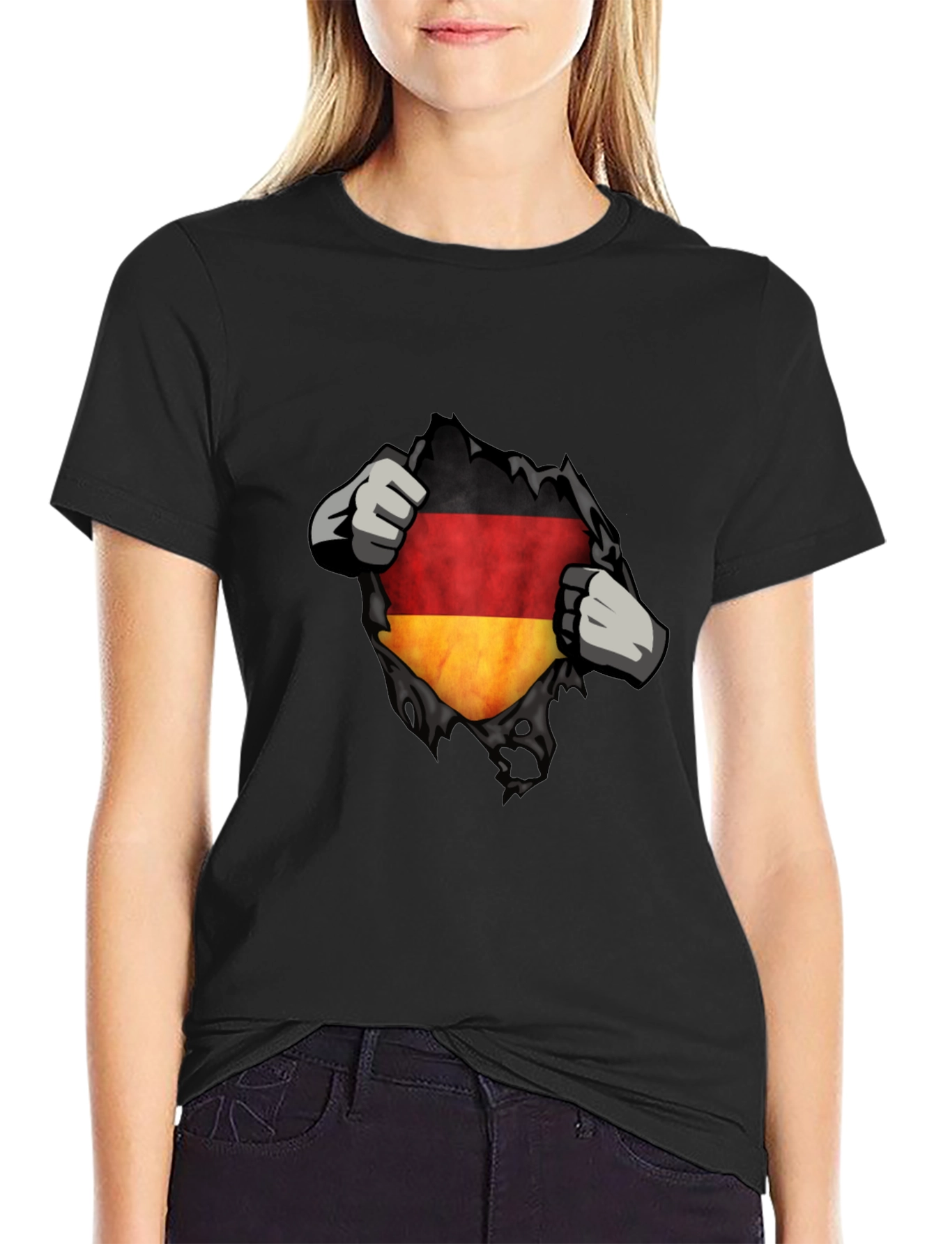 Germany Flag Ripped T-Shirt - Patriot Pride