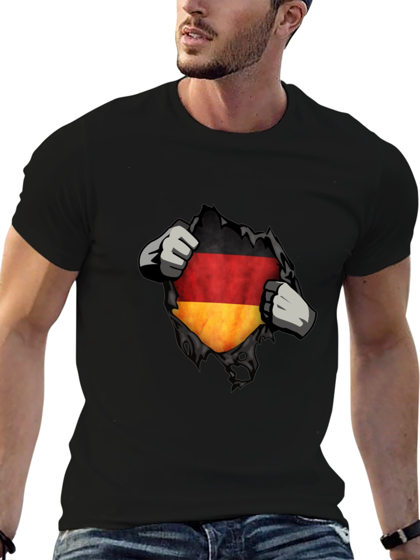 Germany Flag Ripped T-Shirt - Patriot Pride