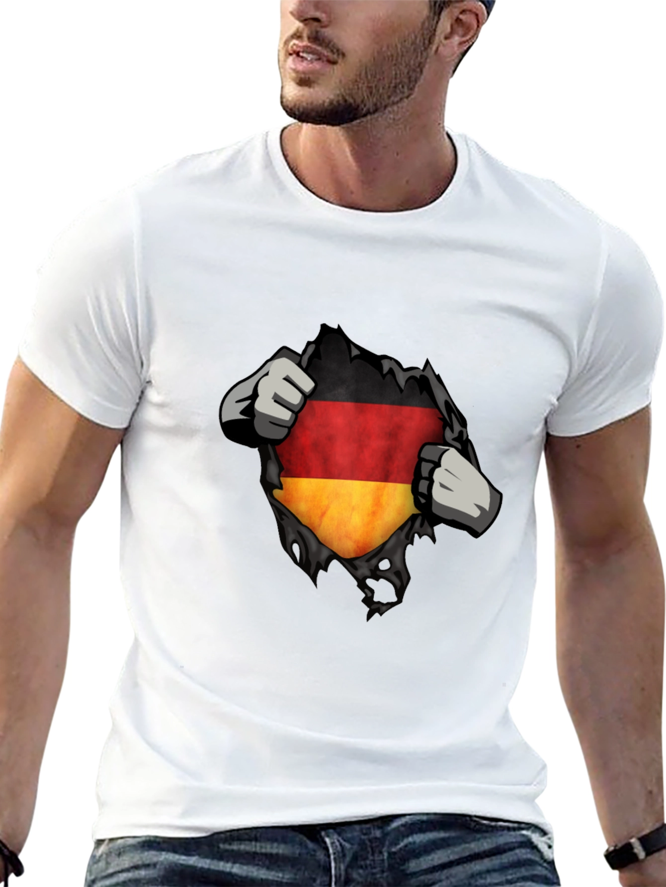 Germany Flag Ripped T-Shirt - Patriot Pride