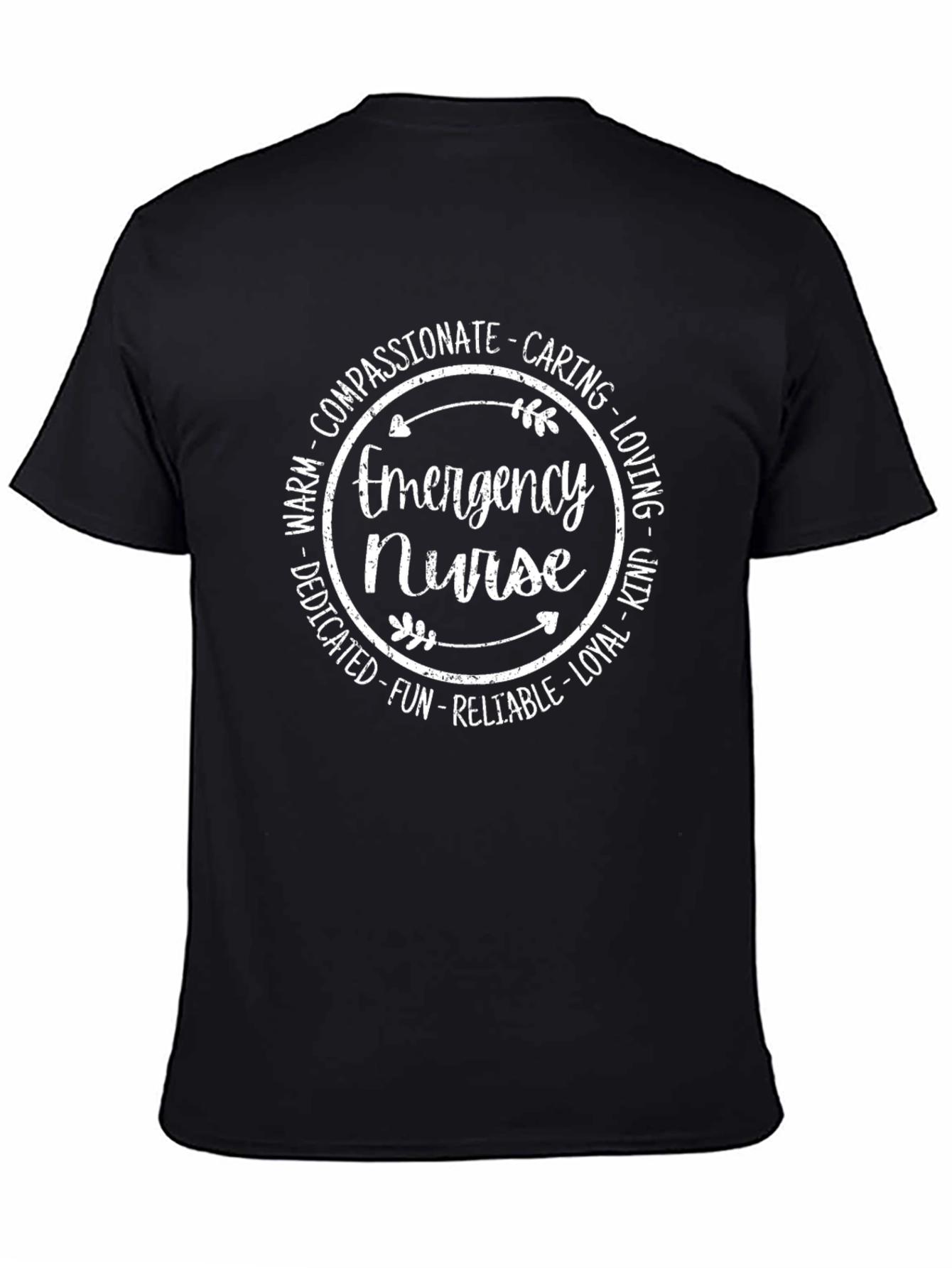 Emergency Nurse T-Shirt - Compassionate Caregiver