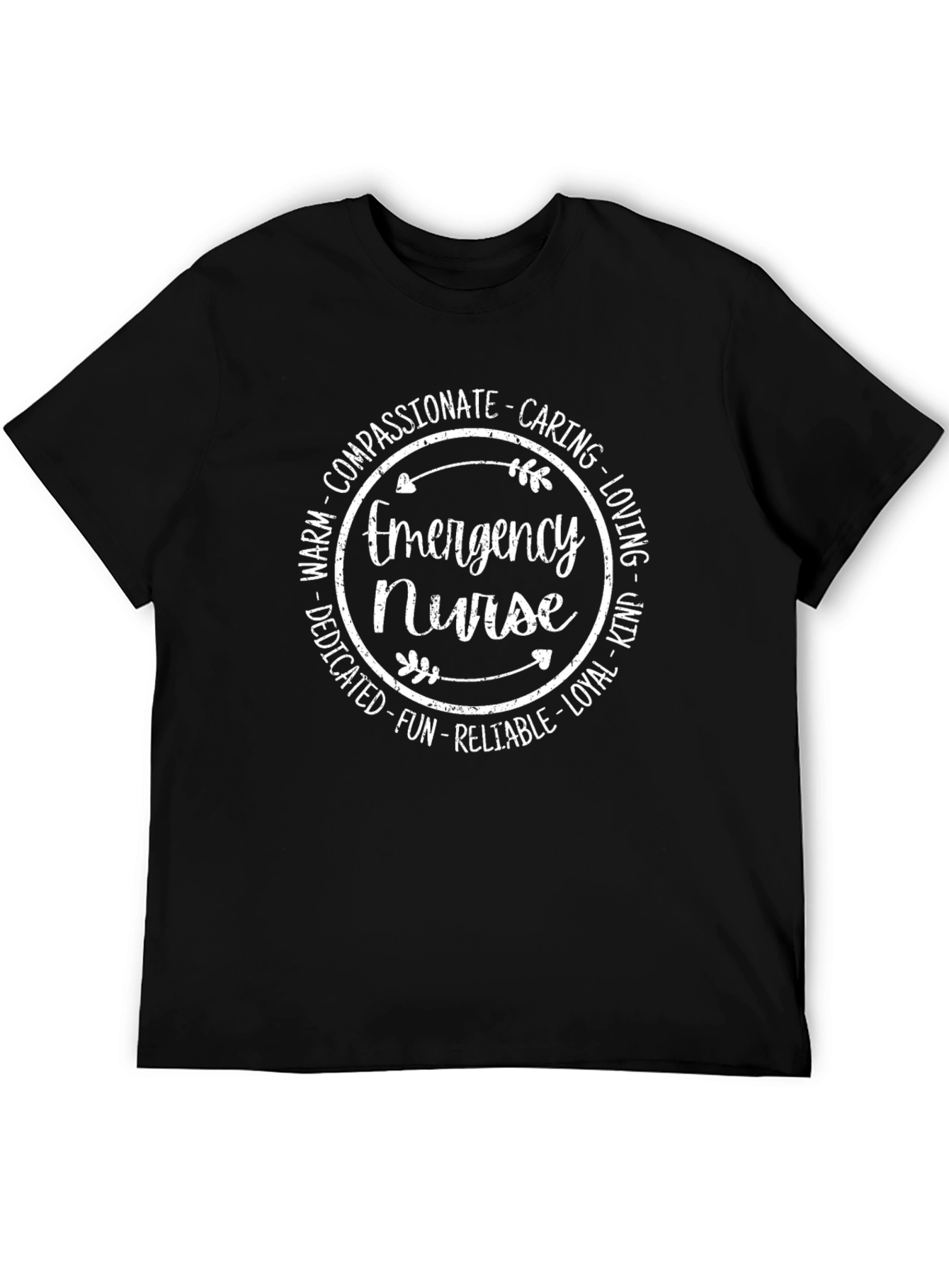 Emergency Nurse T-Shirt - Compassionate Caregiver