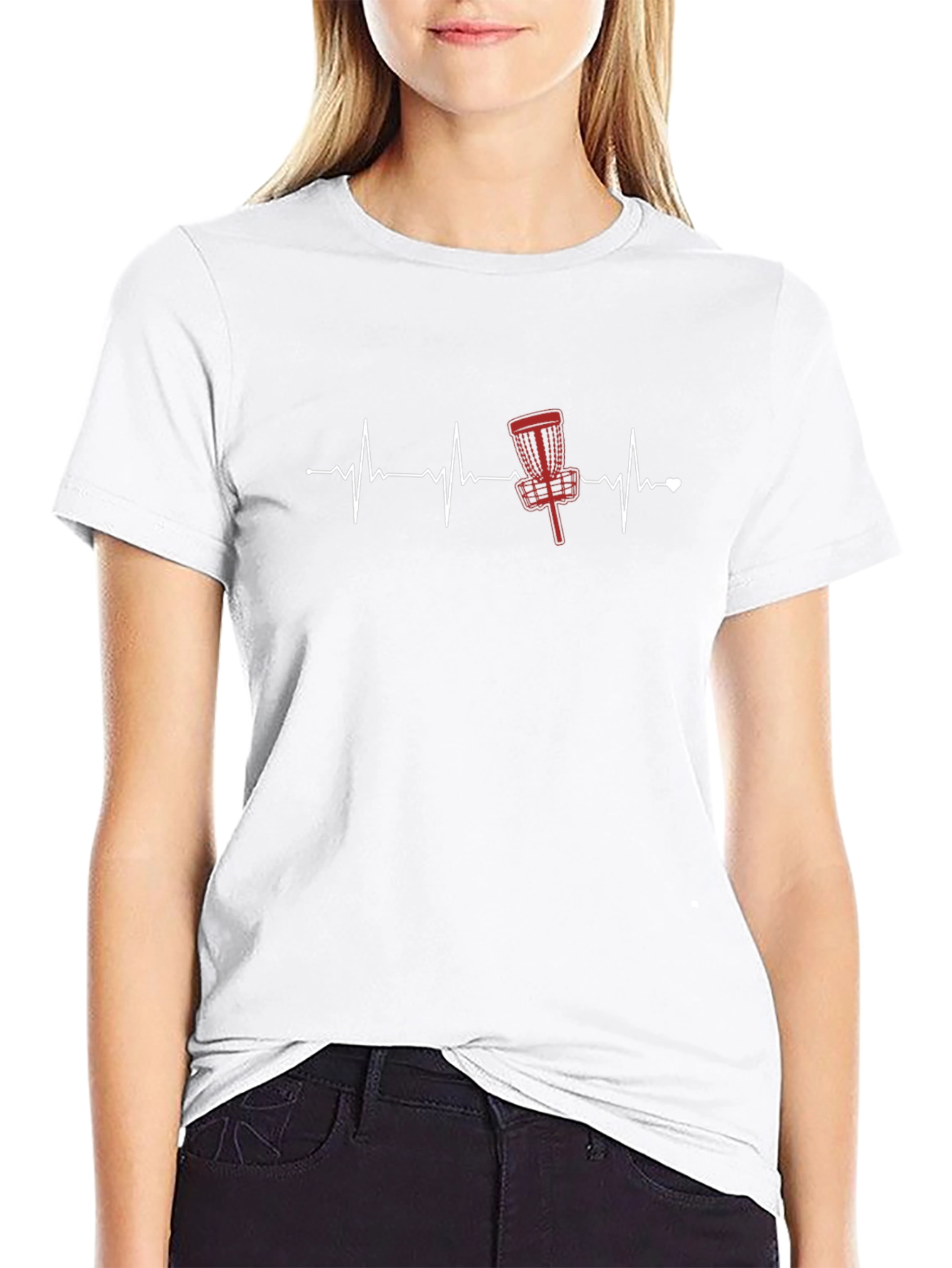 Disc Golf Heartbeat T-Shirt