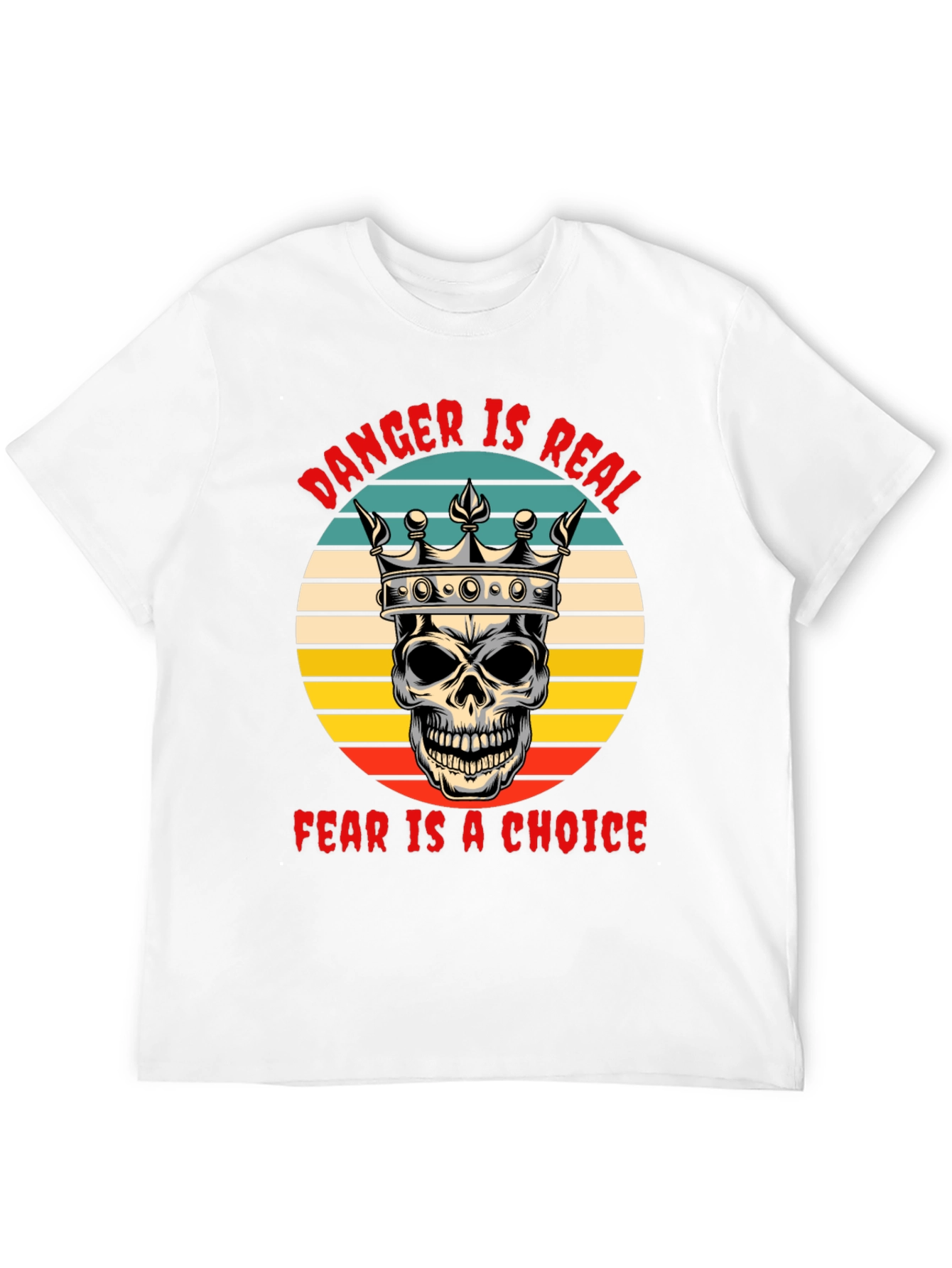 Danger Is Real Skull Graphic Tee