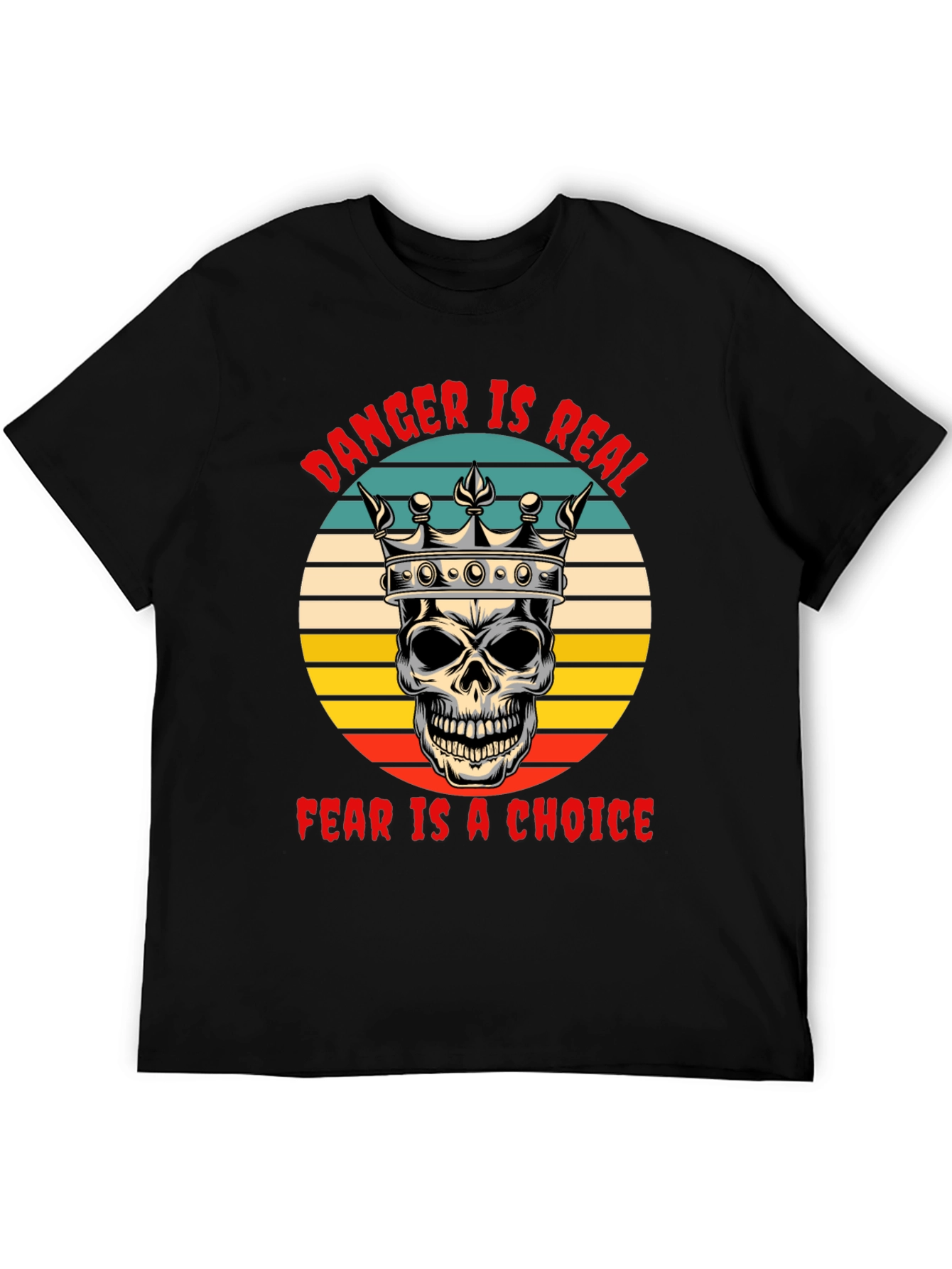 Danger Is Real Skull Graphic Tee