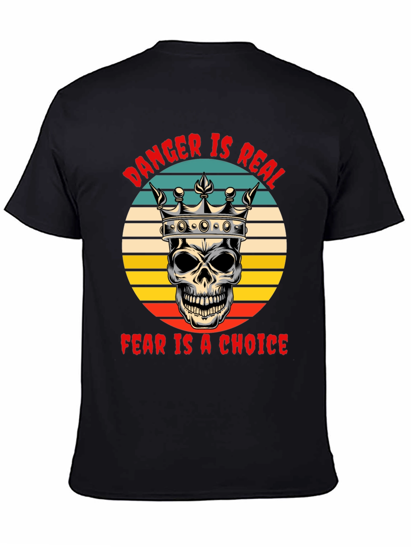 Danger Is Real Skull Graphic Tee