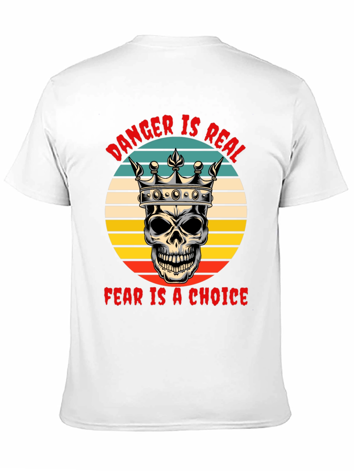 Danger Is Real Skull Graphic Tee