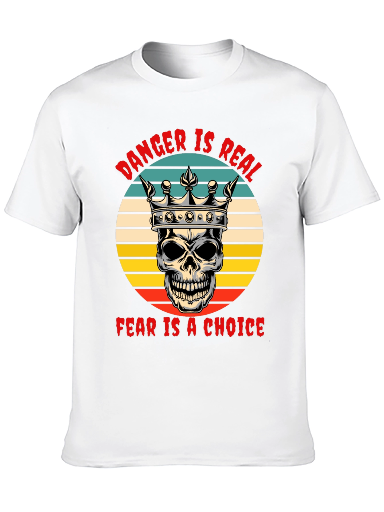 Danger Is Real Skull Graphic Tee