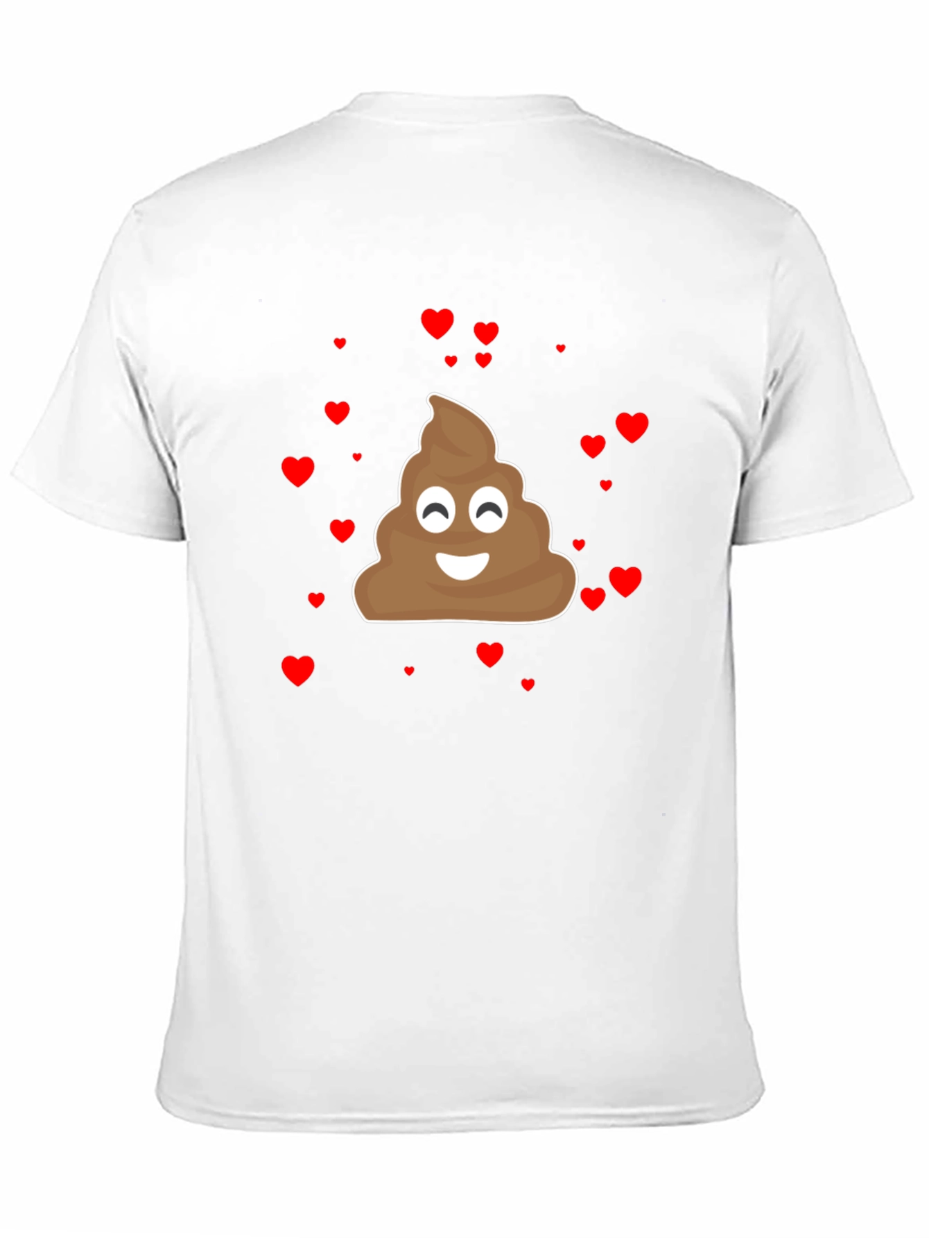 Emoji Poop Heart Mens Graphic Tee