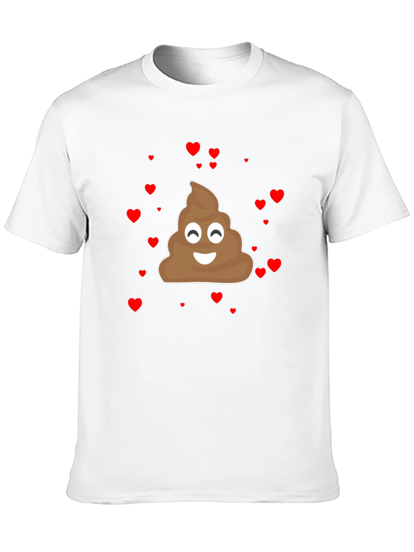 Emoji Poop Heart Mens Graphic Tee