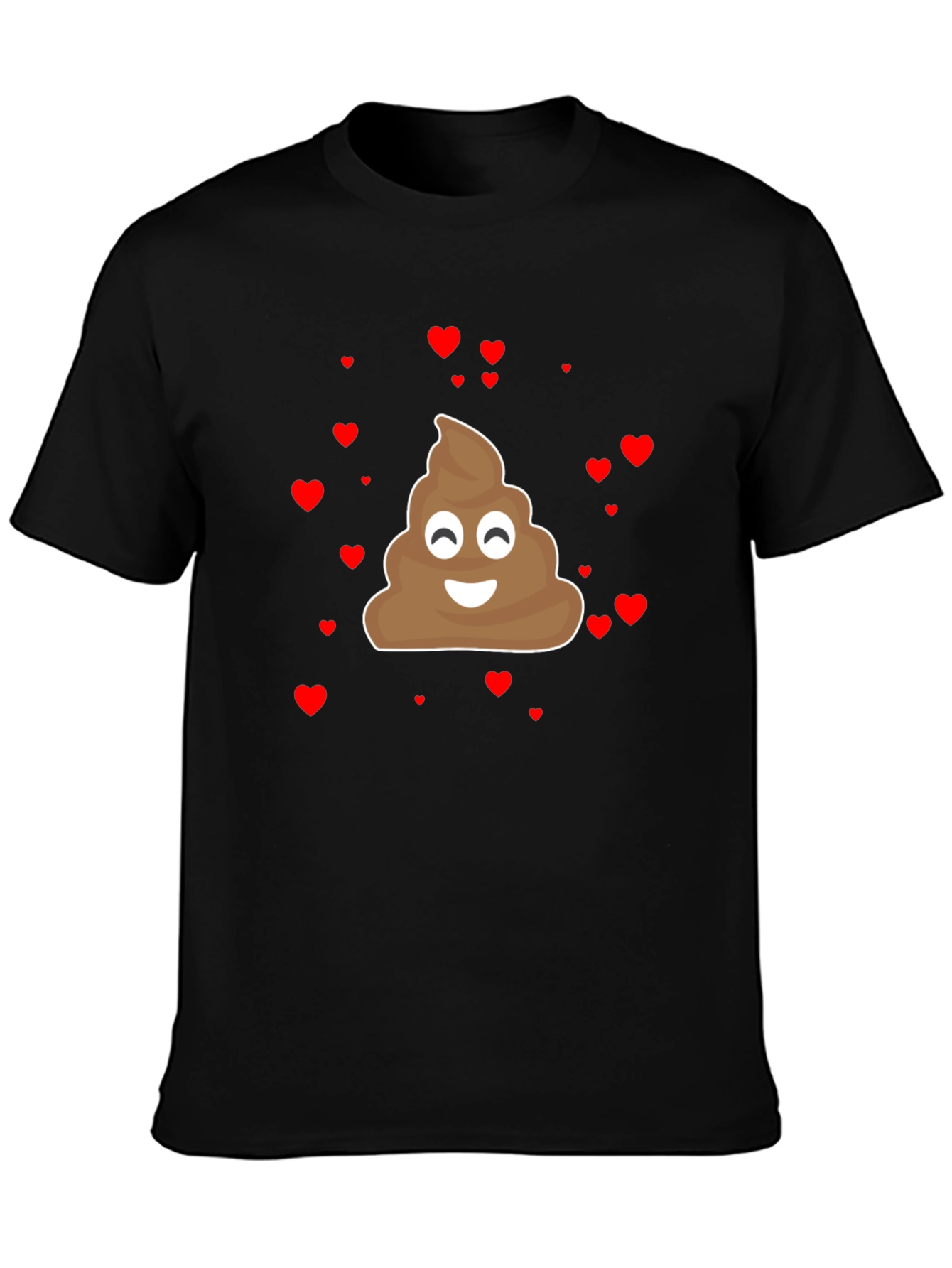 Emoji Poop Heart Mens Graphic Tee