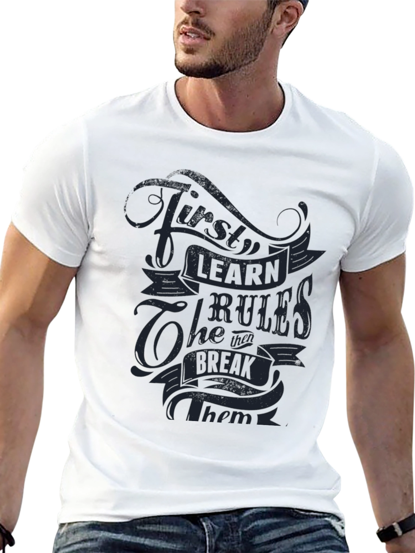 Learn the Rules T-Shirt - Break Them Graphic Tee