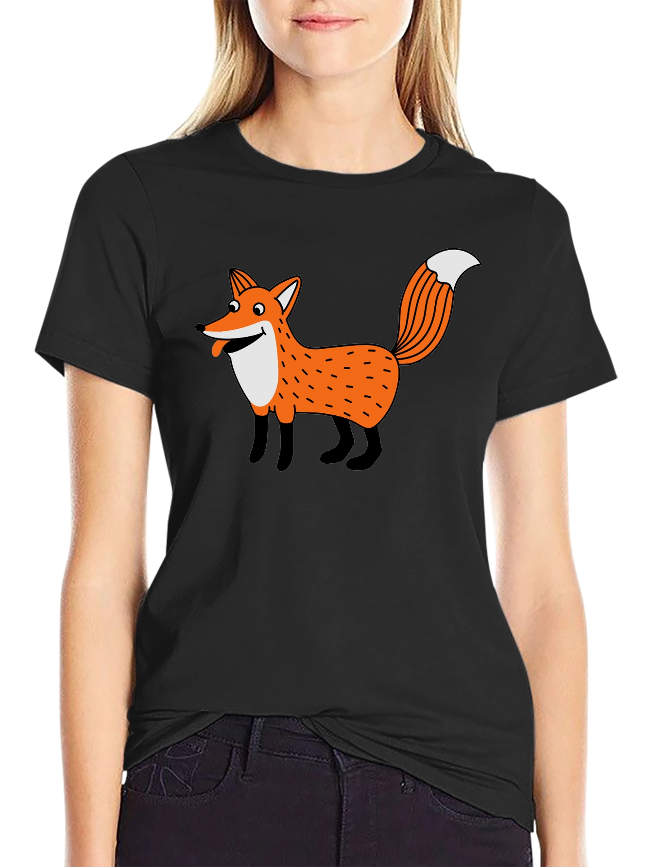 Fox Graphic Tee - Mens Black T-Shirt