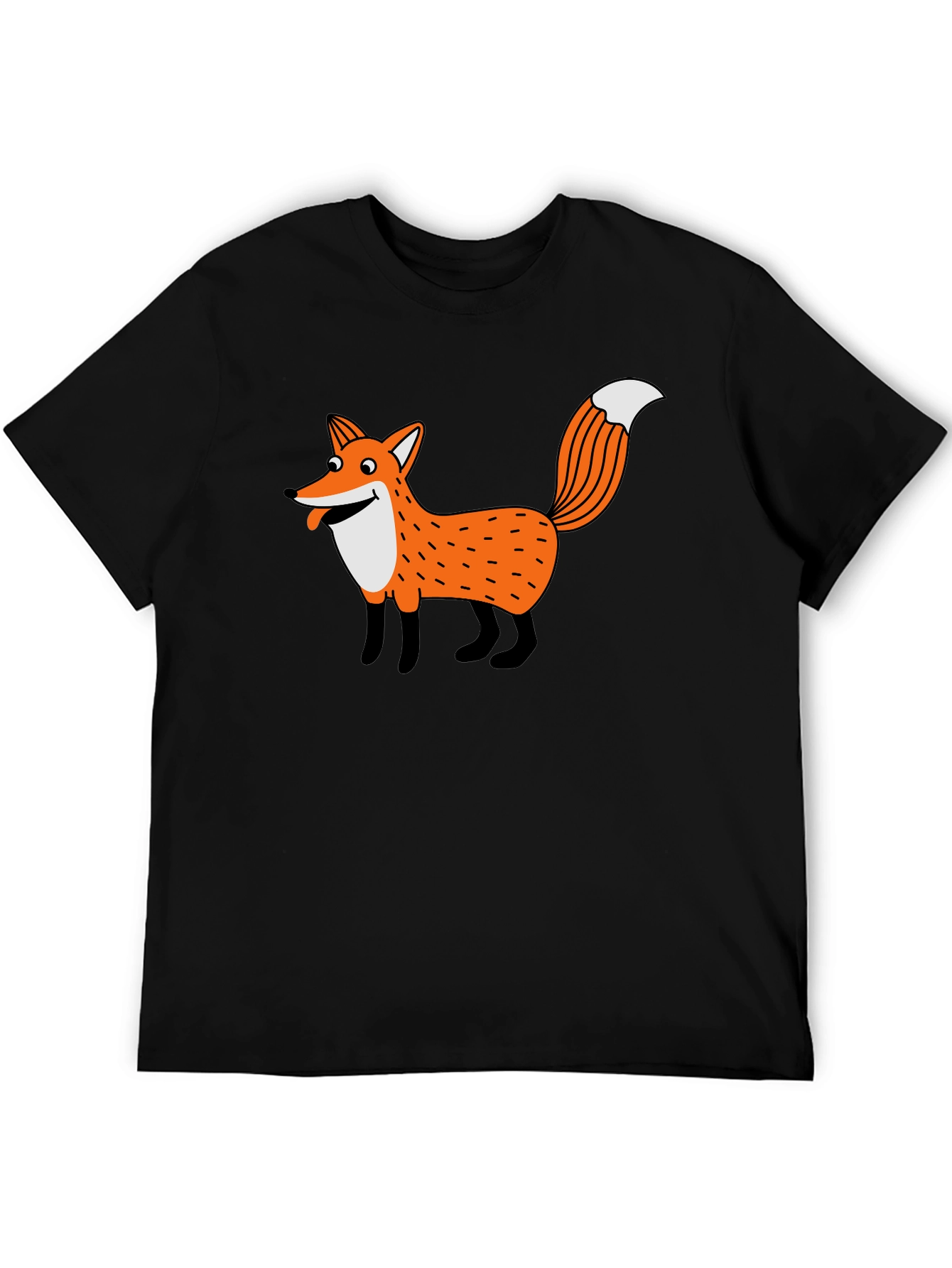 Fox Graphic Tee - Mens Black T-Shirt