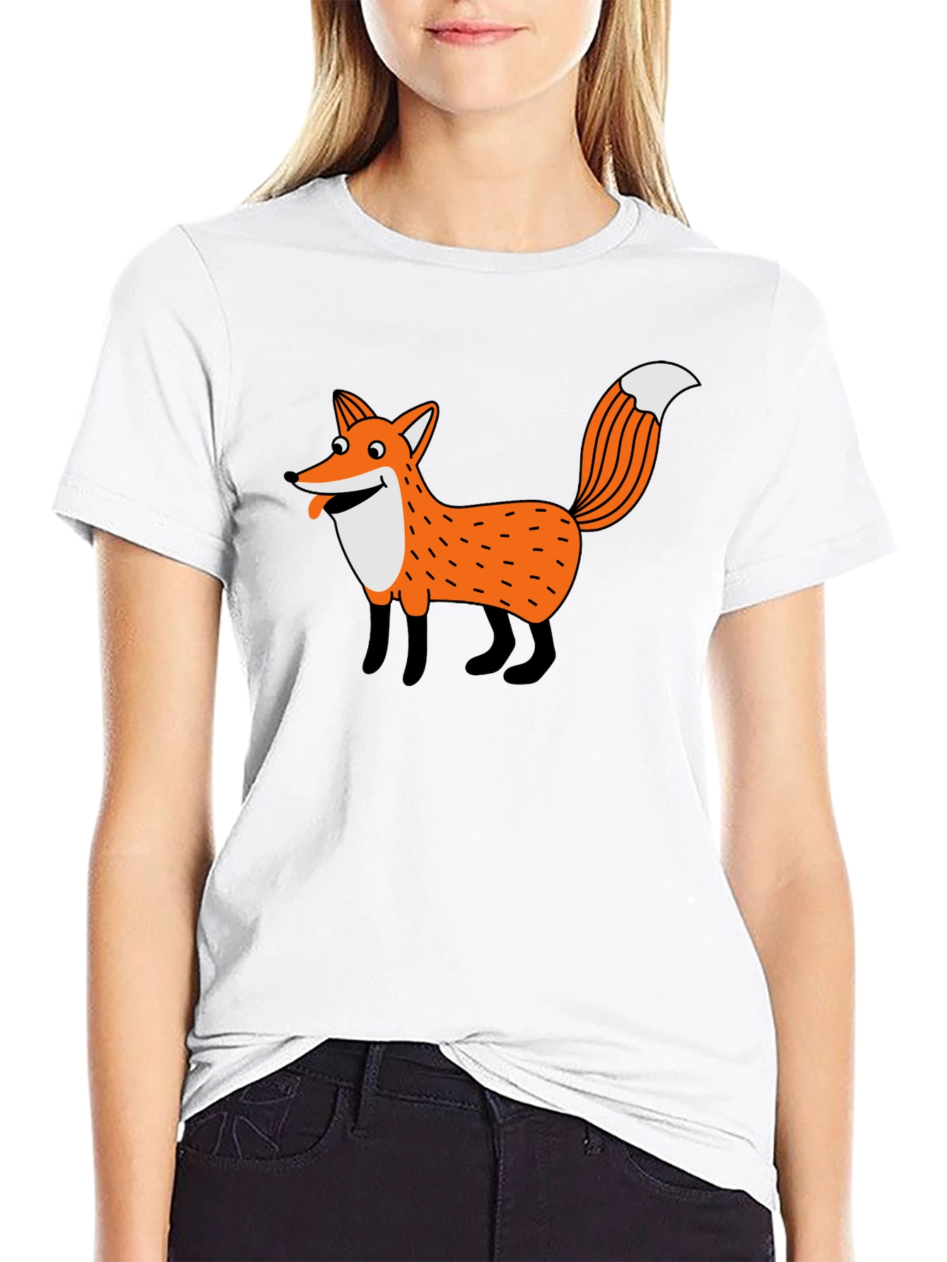 Fox Graphic Tee - Mens Black T-Shirt