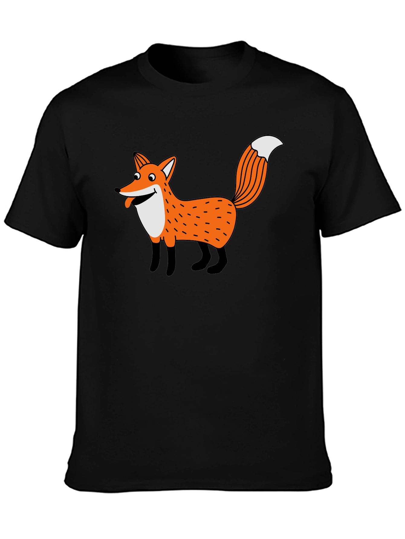 Fox Graphic Tee - Mens Black T-Shirt