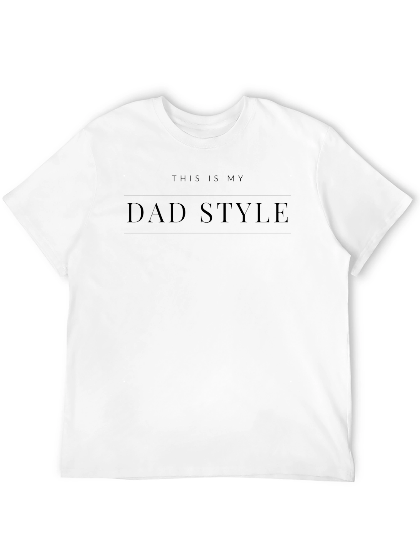 Dad Style Black T-Shirt
