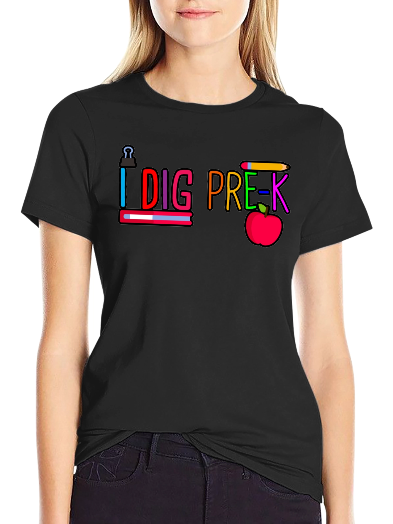 I Dig Pre-K Teacher T-Shirt Back to School Tee