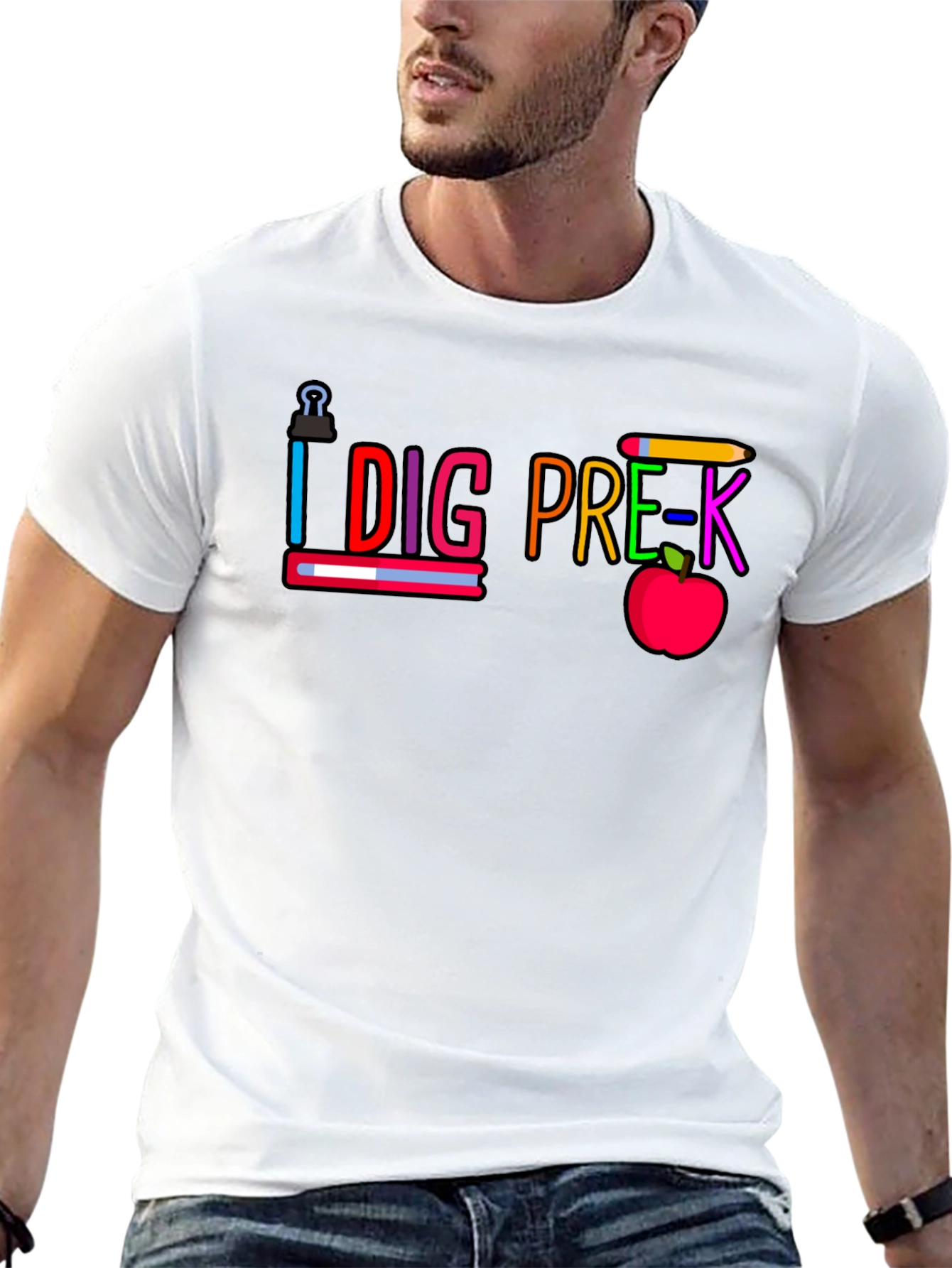 I Dig Pre-K Teacher T-Shirt Back to School Tee