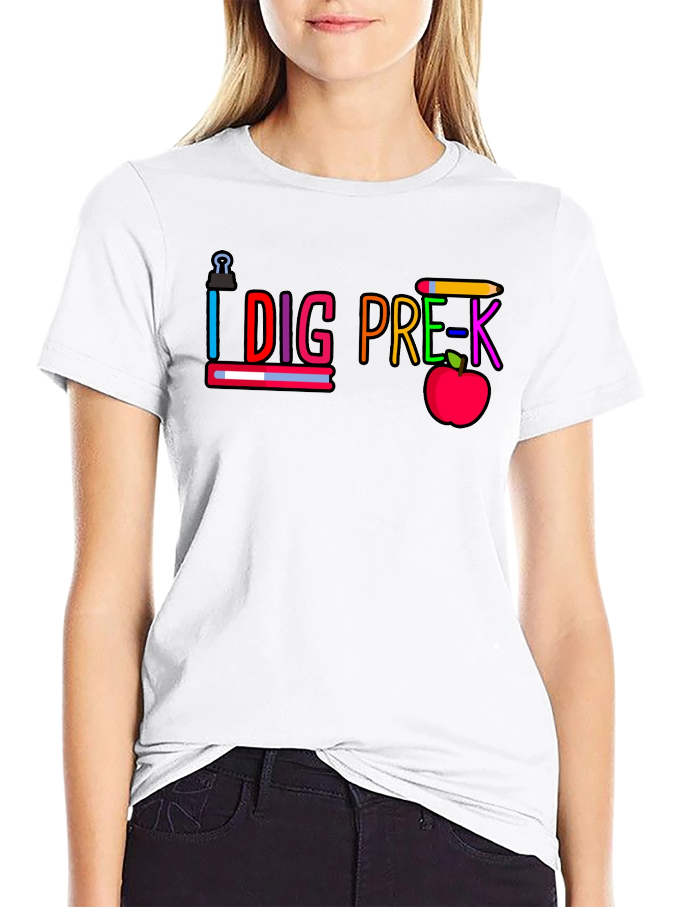 I Dig Pre-K Teacher T-Shirt Back to School Tee