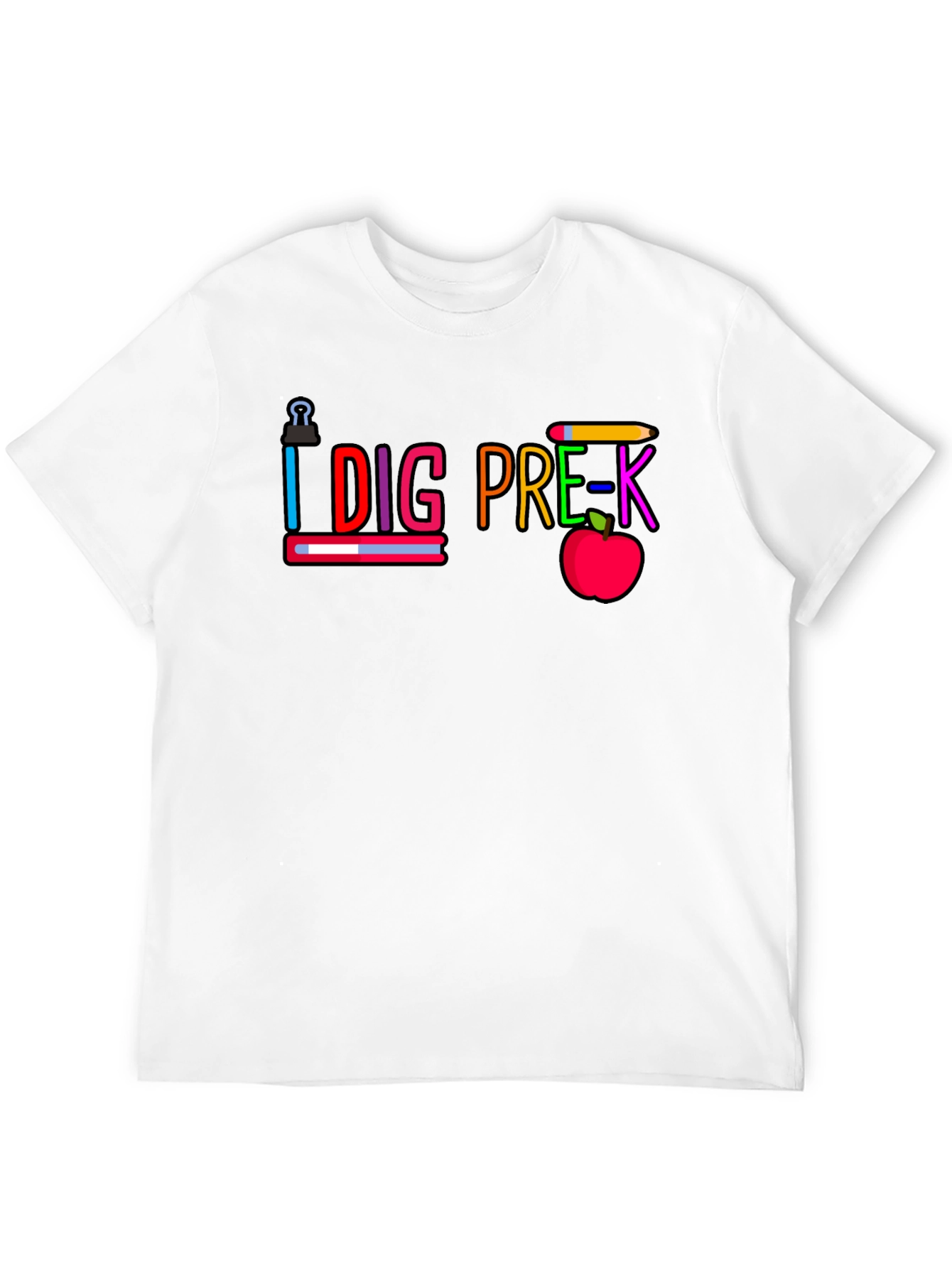 I Dig Pre-K Teacher T-Shirt Back to School Tee