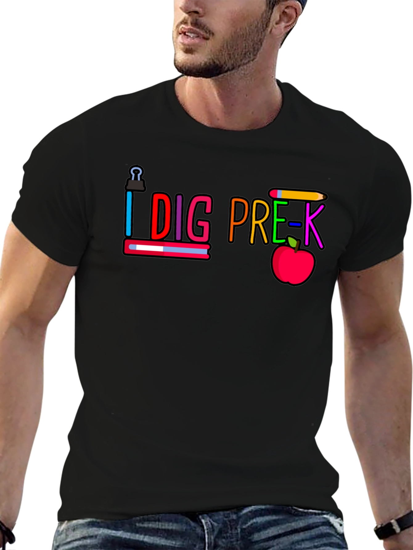 I Dig Pre-K Teacher T-Shirt Back to School Tee