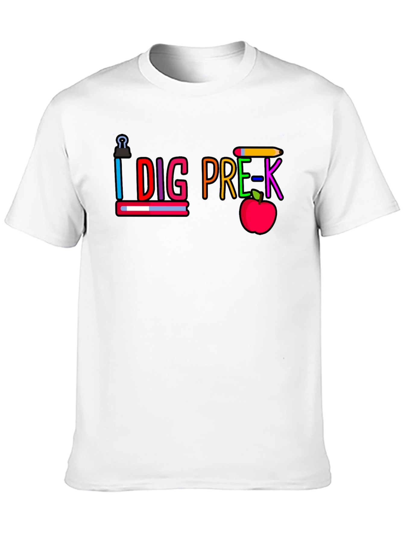 I Dig Pre-K Teacher T-Shirt Back to School Tee