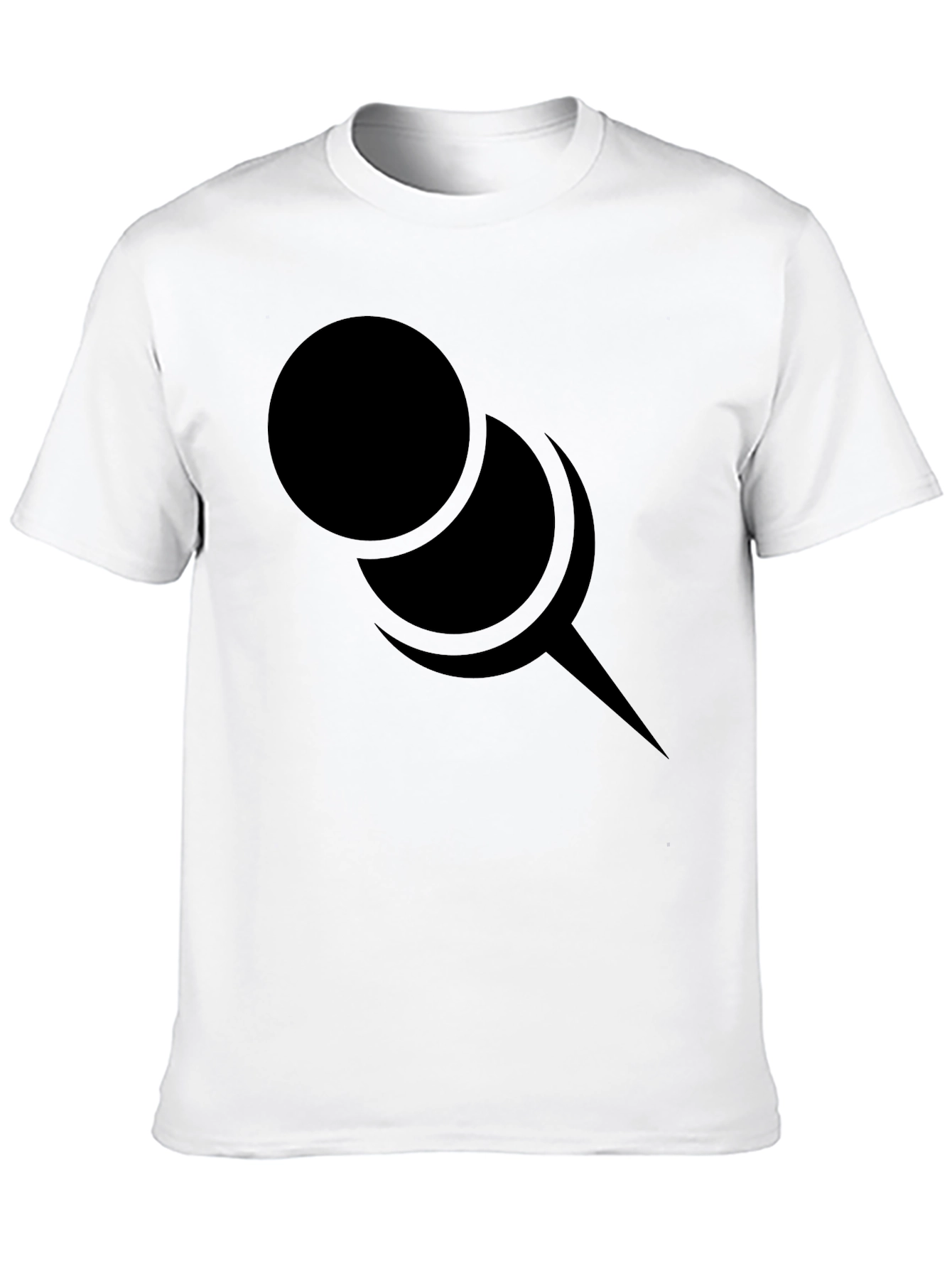 Abstract Pin Graphic T-Shirt