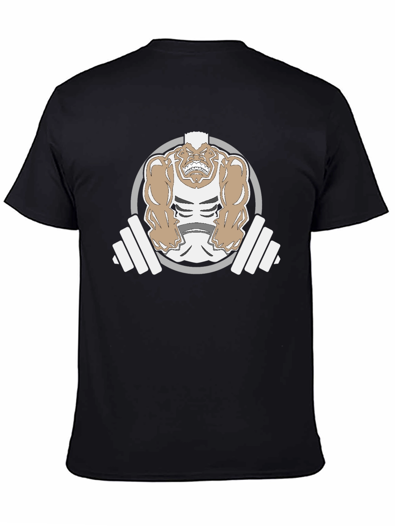 Gym Monster Graphic Black T-Shirt