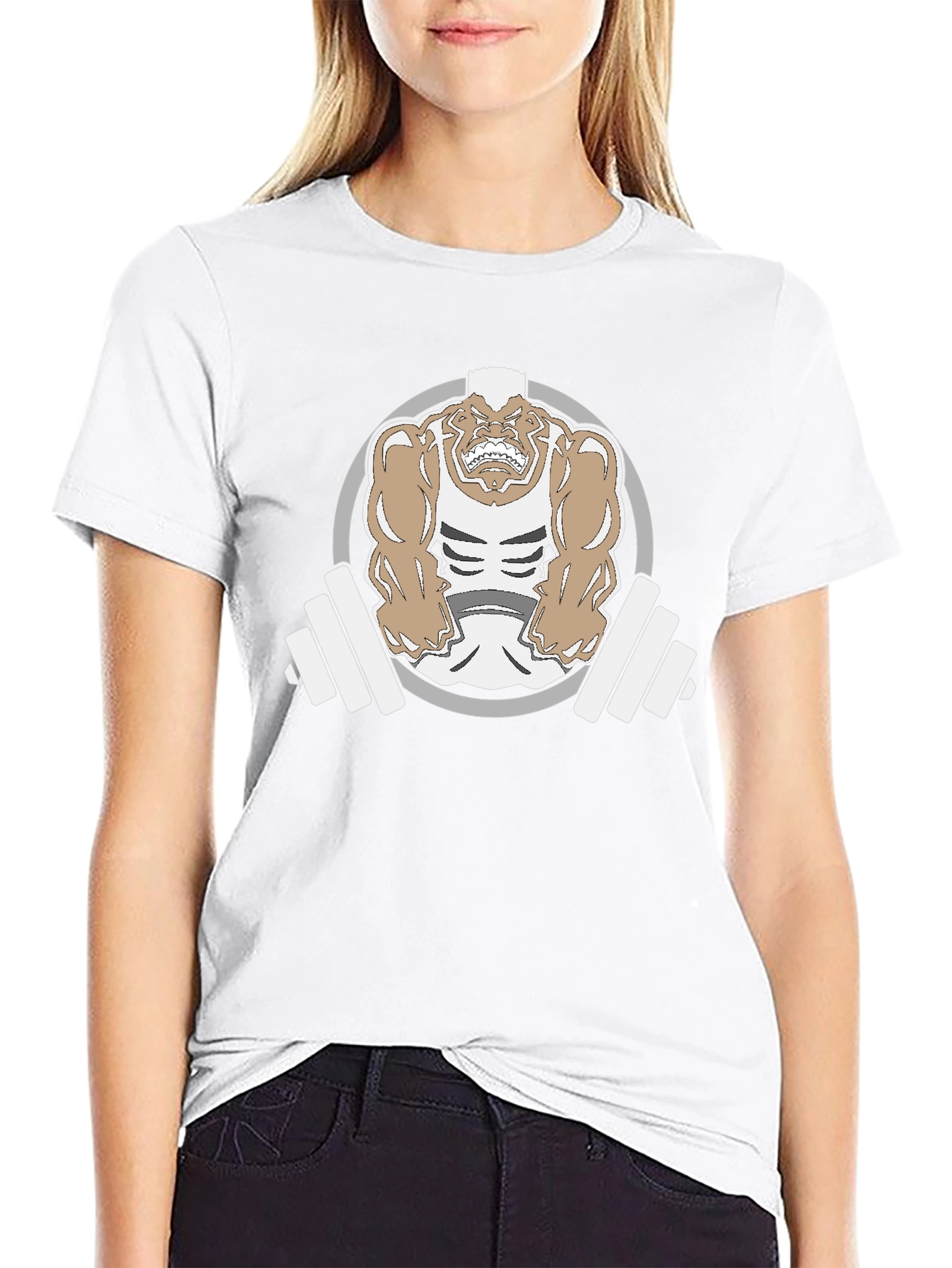 Gym Monster Graphic Black T-Shirt