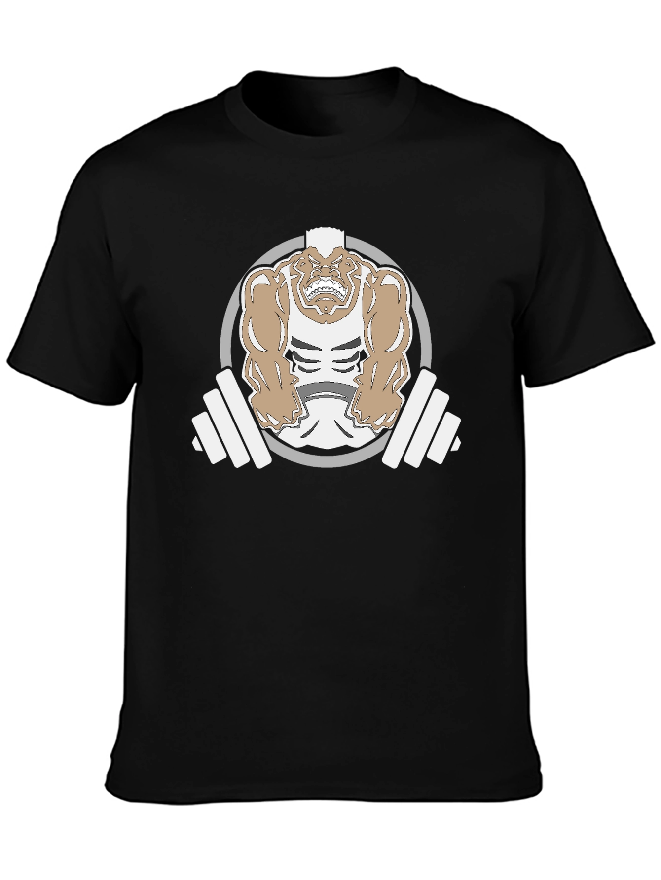 Gym Monster Graphic Black T-Shirt